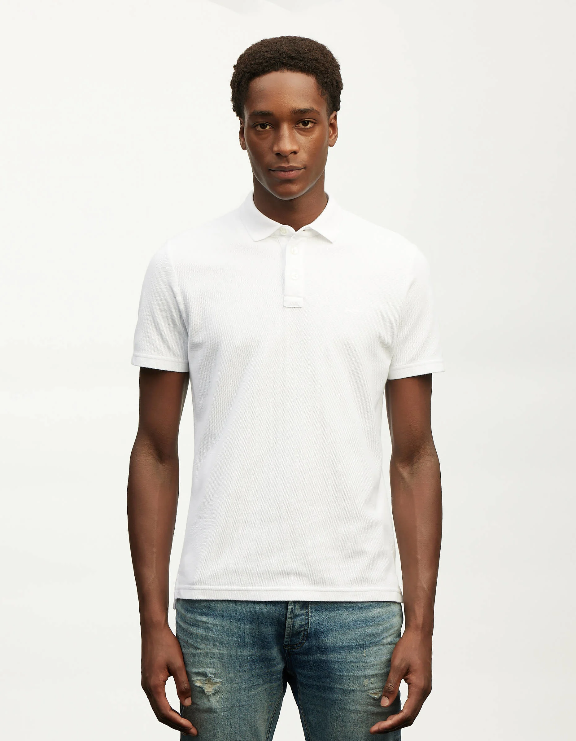 LUPO POLO Stretch Cotton Piqué