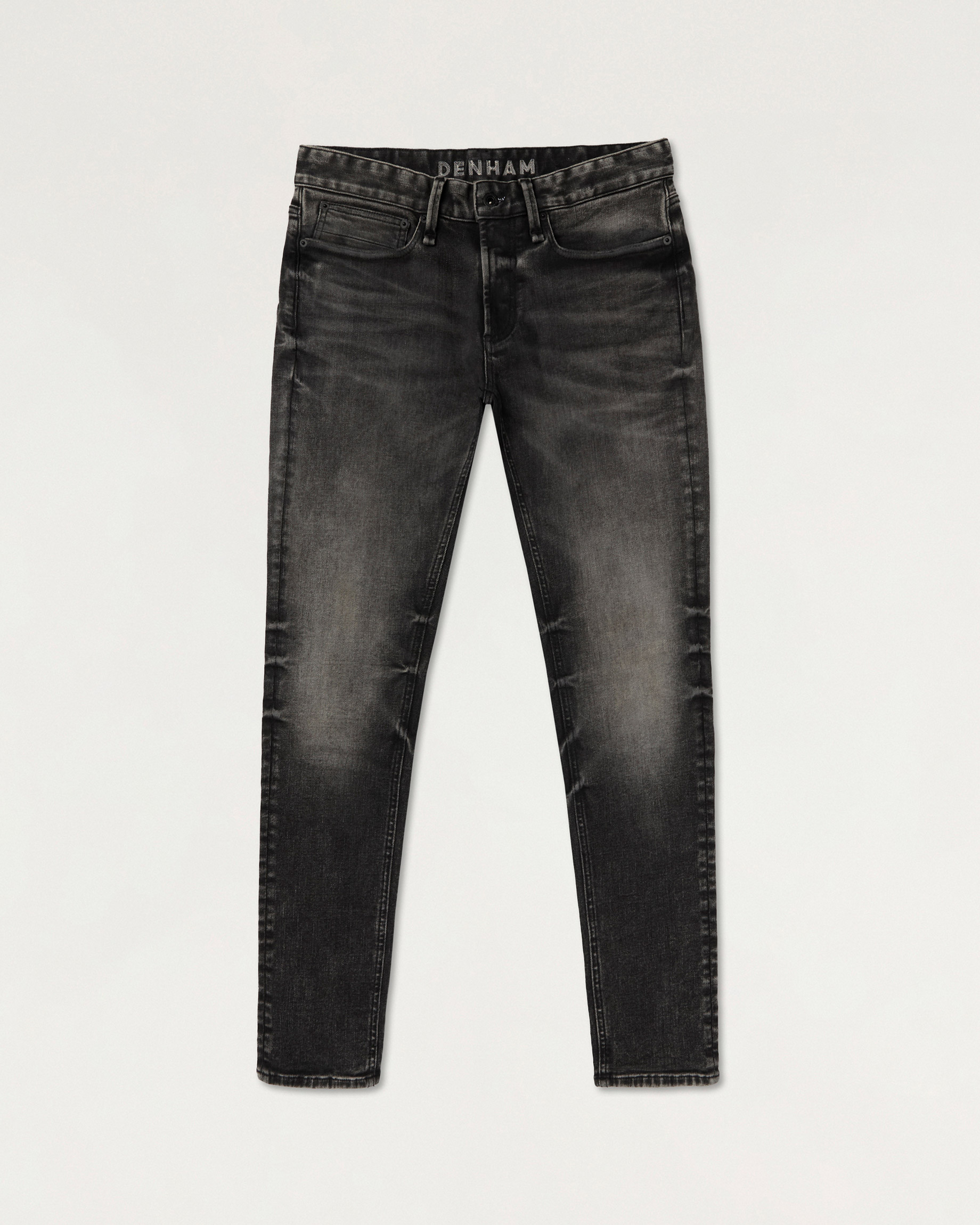 ダシDENHAM BOLT SKINNY FIT W32 L32 ブラック RAZOR Authentic Black Wash - DENHAM