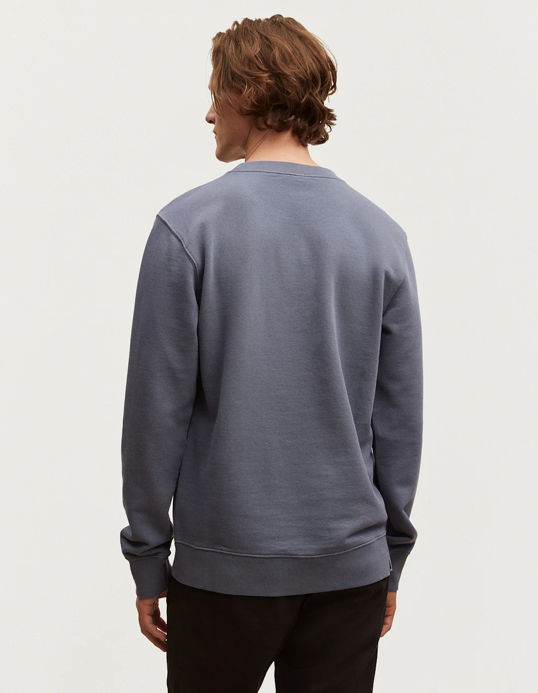 DENHAM SLIM SWEATER Unbrushed Cotton DENHAM