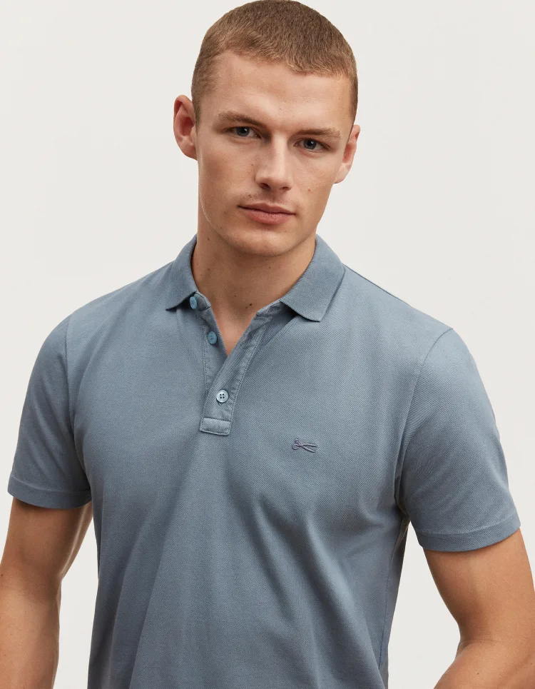 LUPO POLO Stretch Cotton Piqué - DENHAM