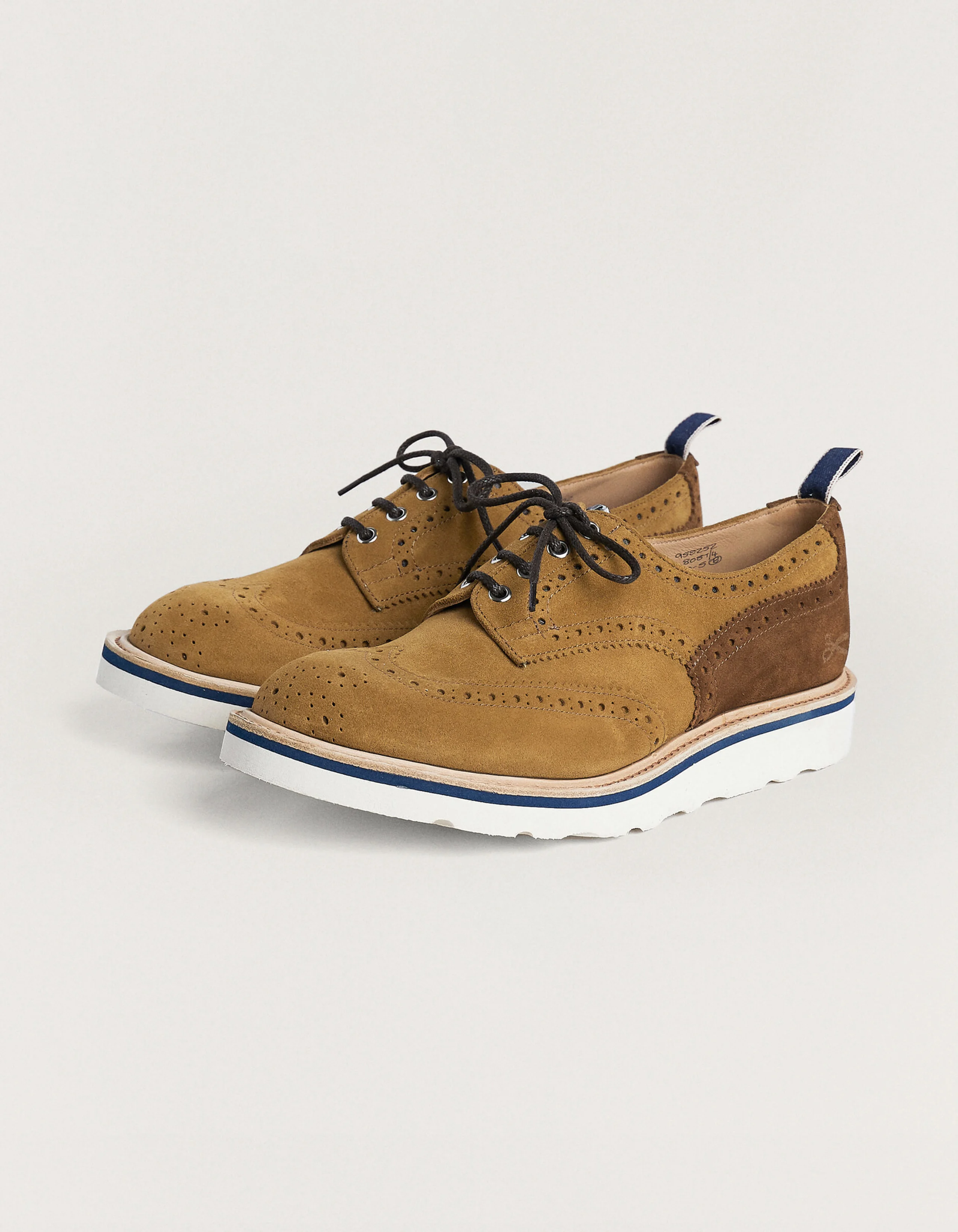 DENHAM x Tricker's Bourton brogue shoe