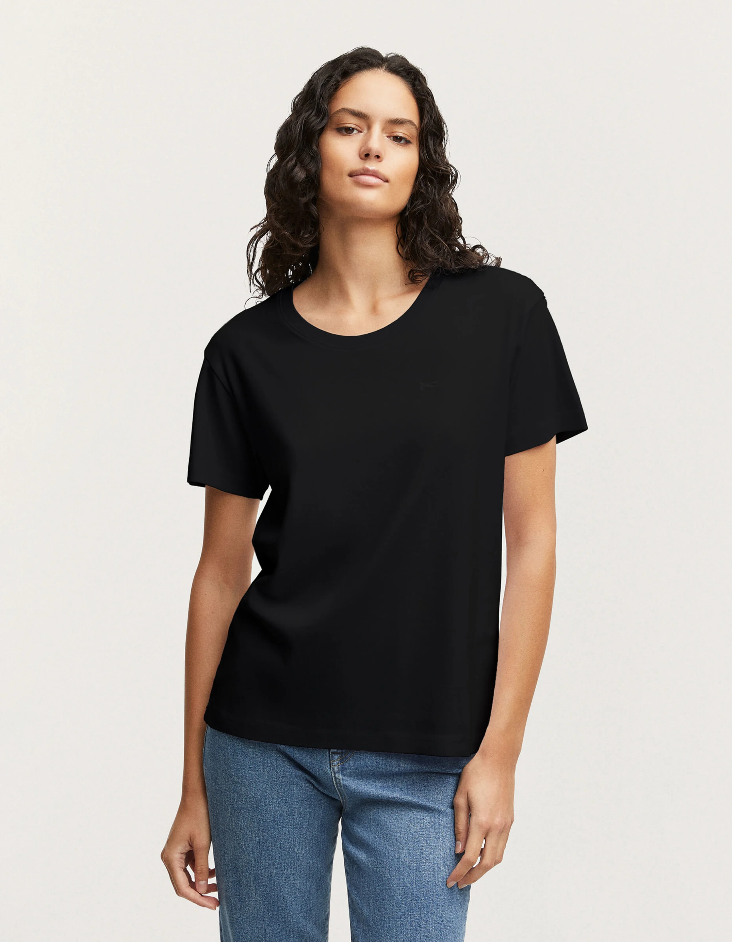 EMMA TEE Rib Cotton Jersey