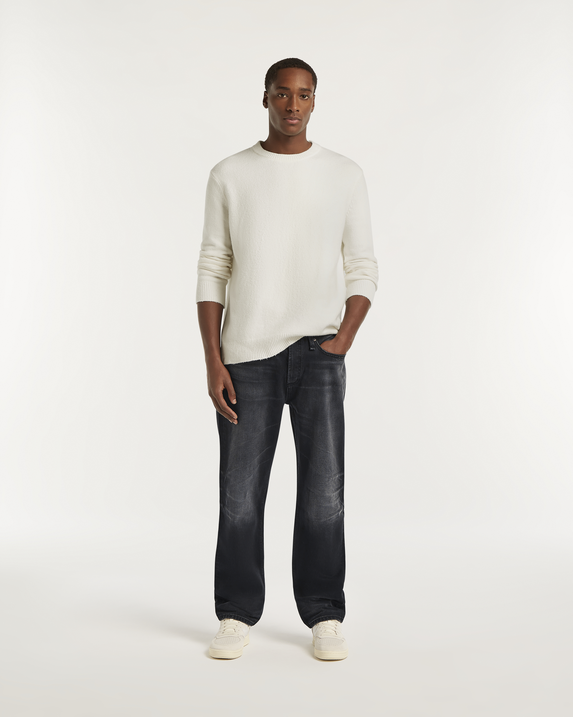 スズキc-boy style (vol.385)DENHAM Cody James Men's Blue Shadow Wash Wyatt Slim Bootcut Stretch