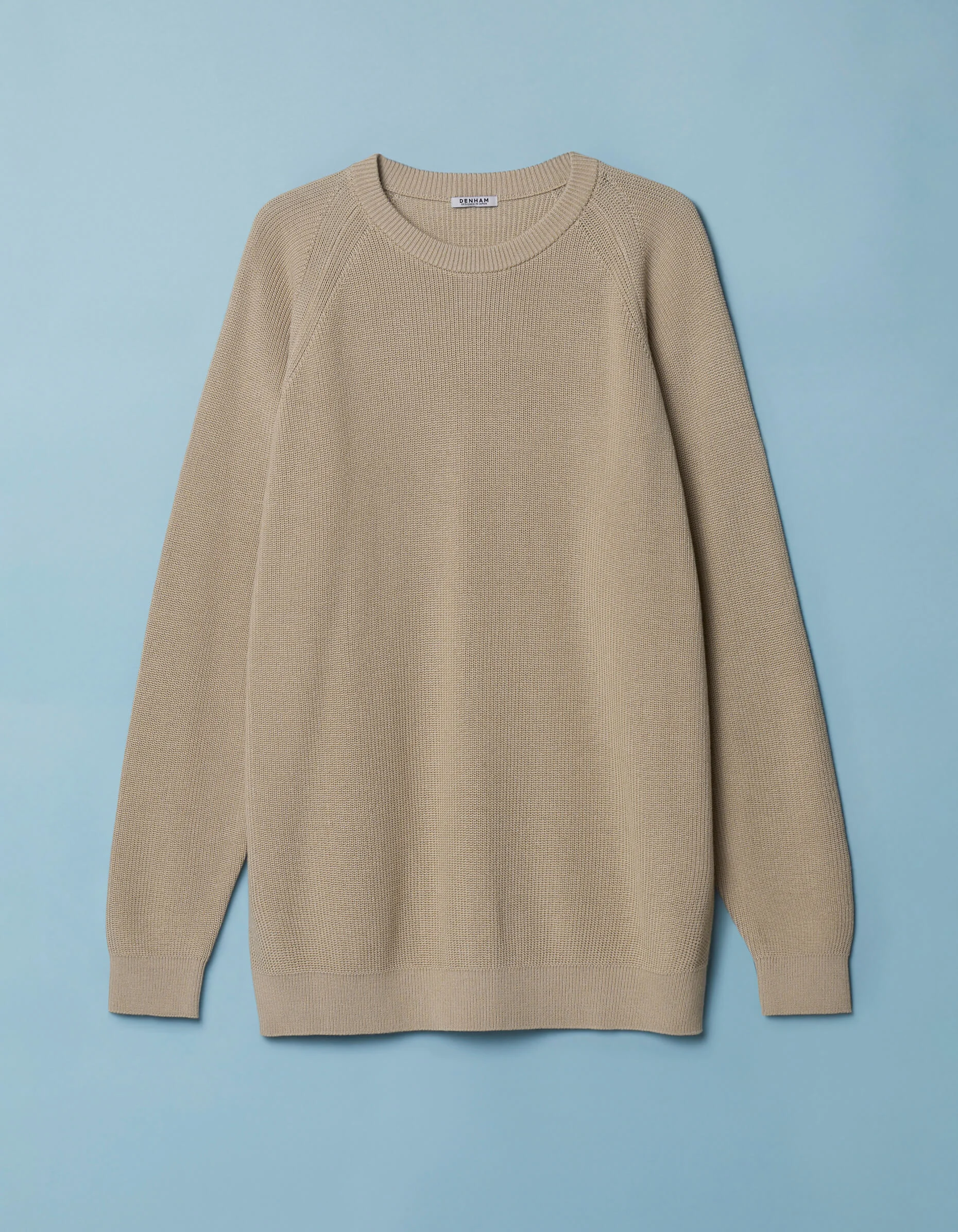 MOULDED KNIT SWEATER Cotton Blend