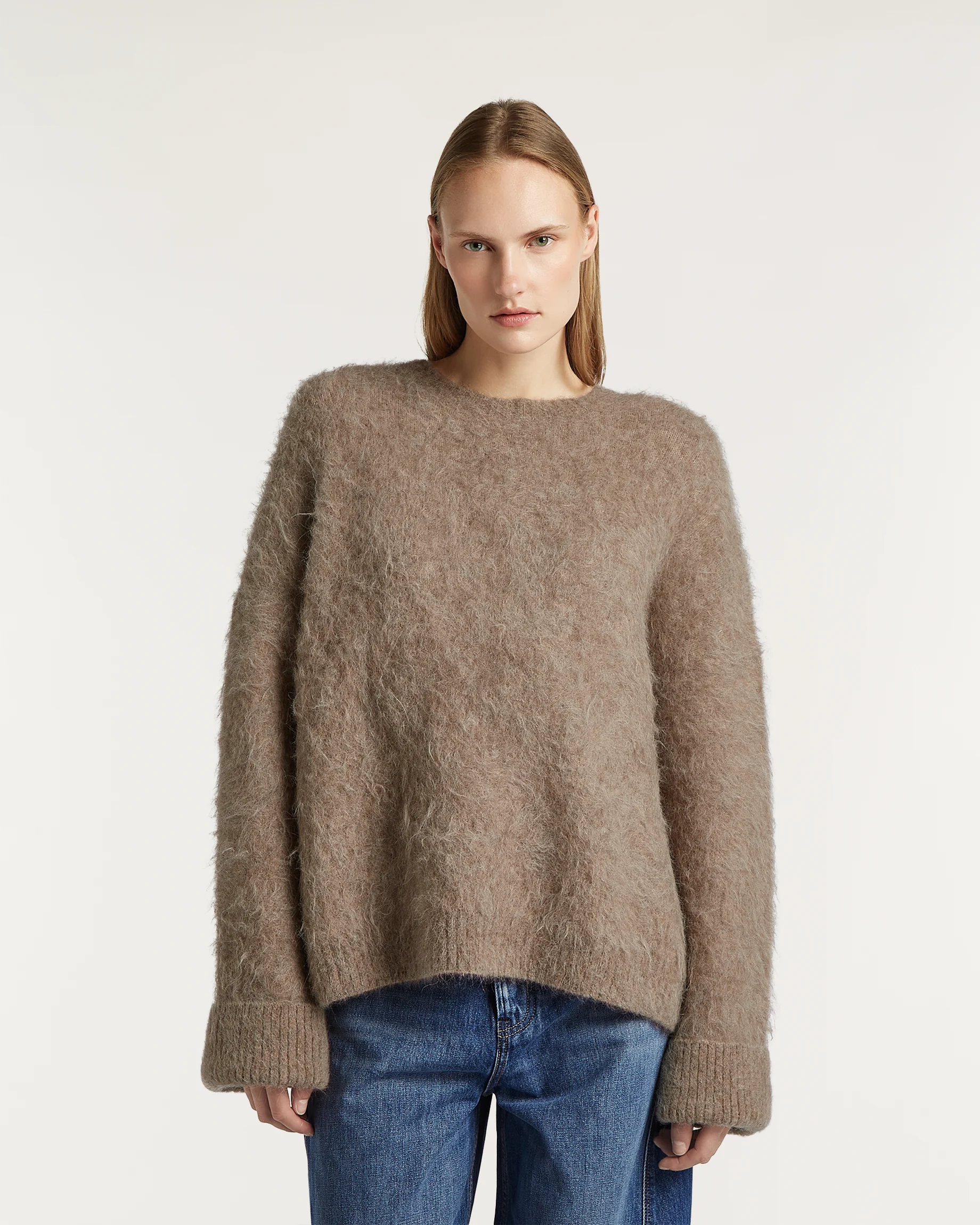 MIKIE KNIT BROWN