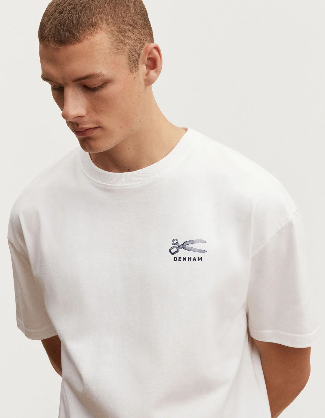 SNIP TEE SCISSORS Cotton Jersey - DENHAM