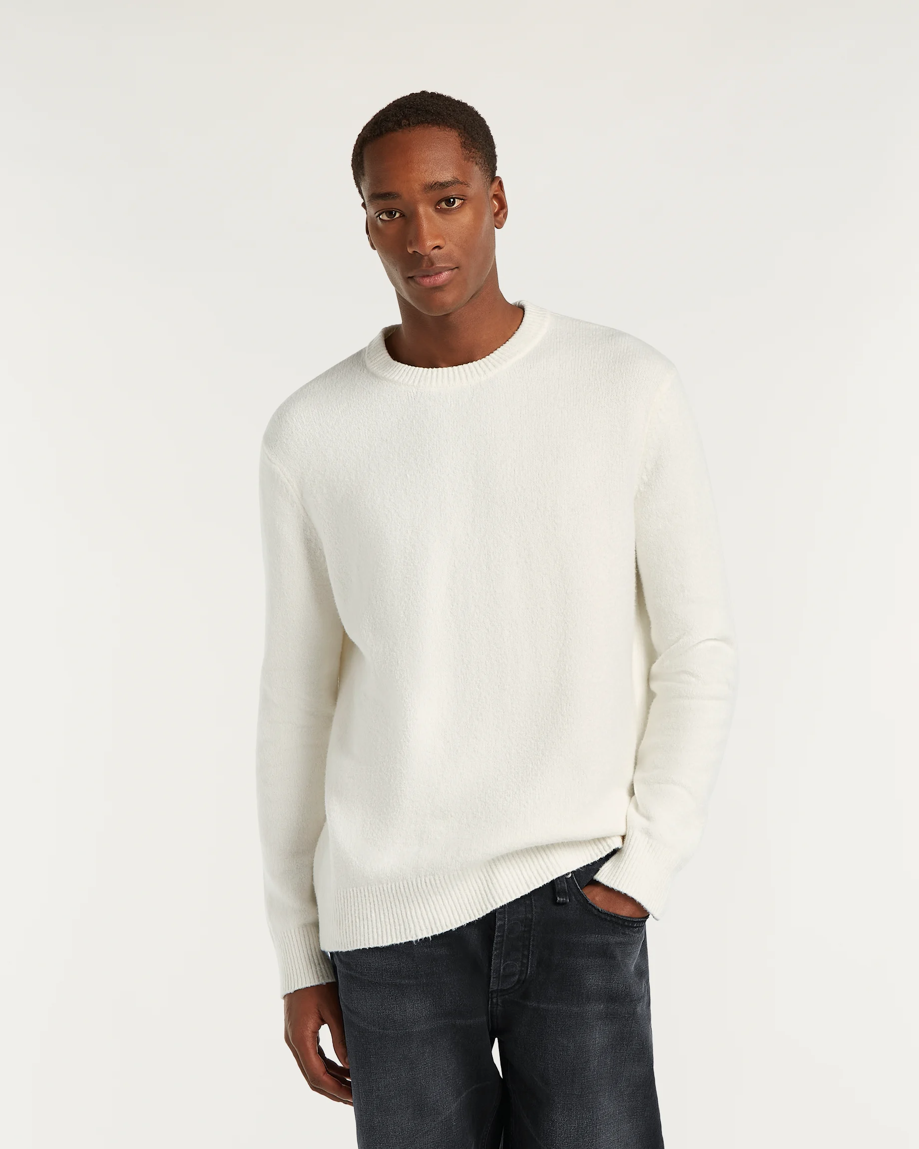 DENHAM CREW KNIT Heavy Cosy Cotton