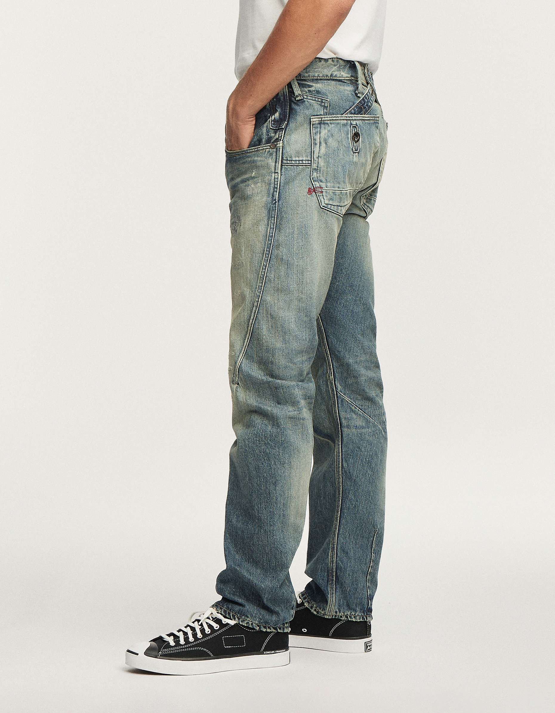 Men Jeans - Loose Fit - Crossback