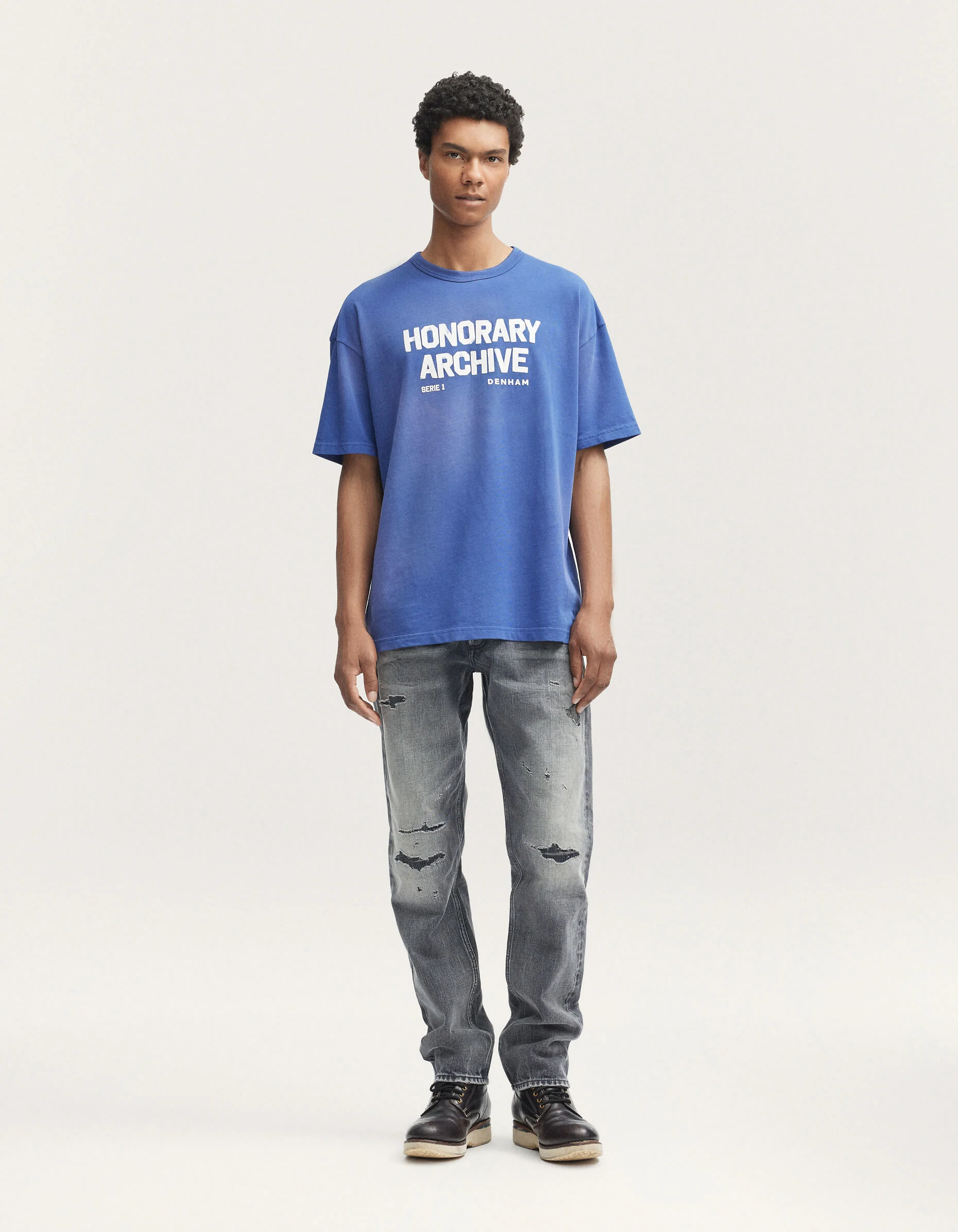 ARCHIVE TEE Washed Cotton Jersey