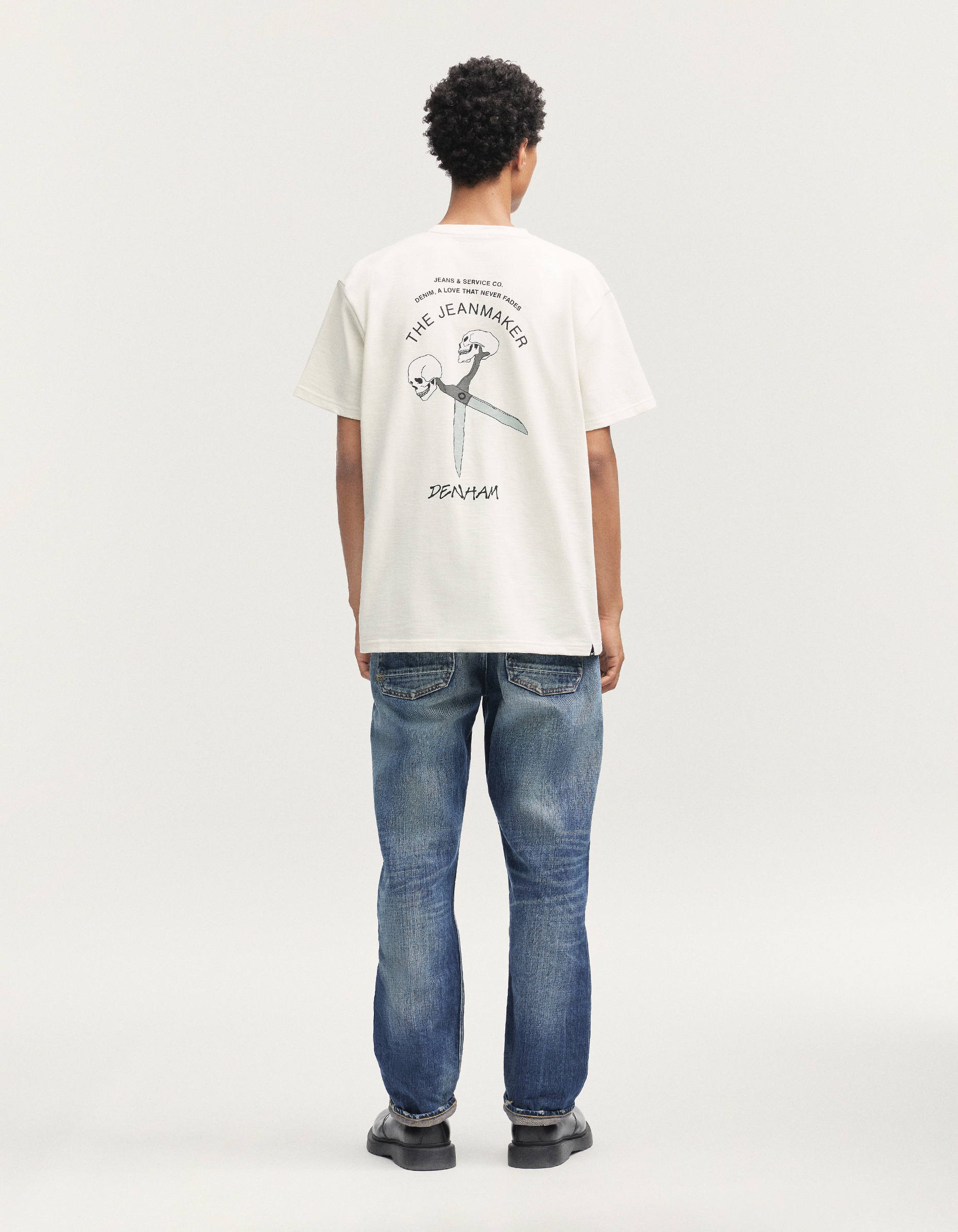 ◆DENHAM◆ LOVE FADES TEE Jersey Slub 送料・関税込み LOVE FADES TEE Jersey Slub - DENHAM