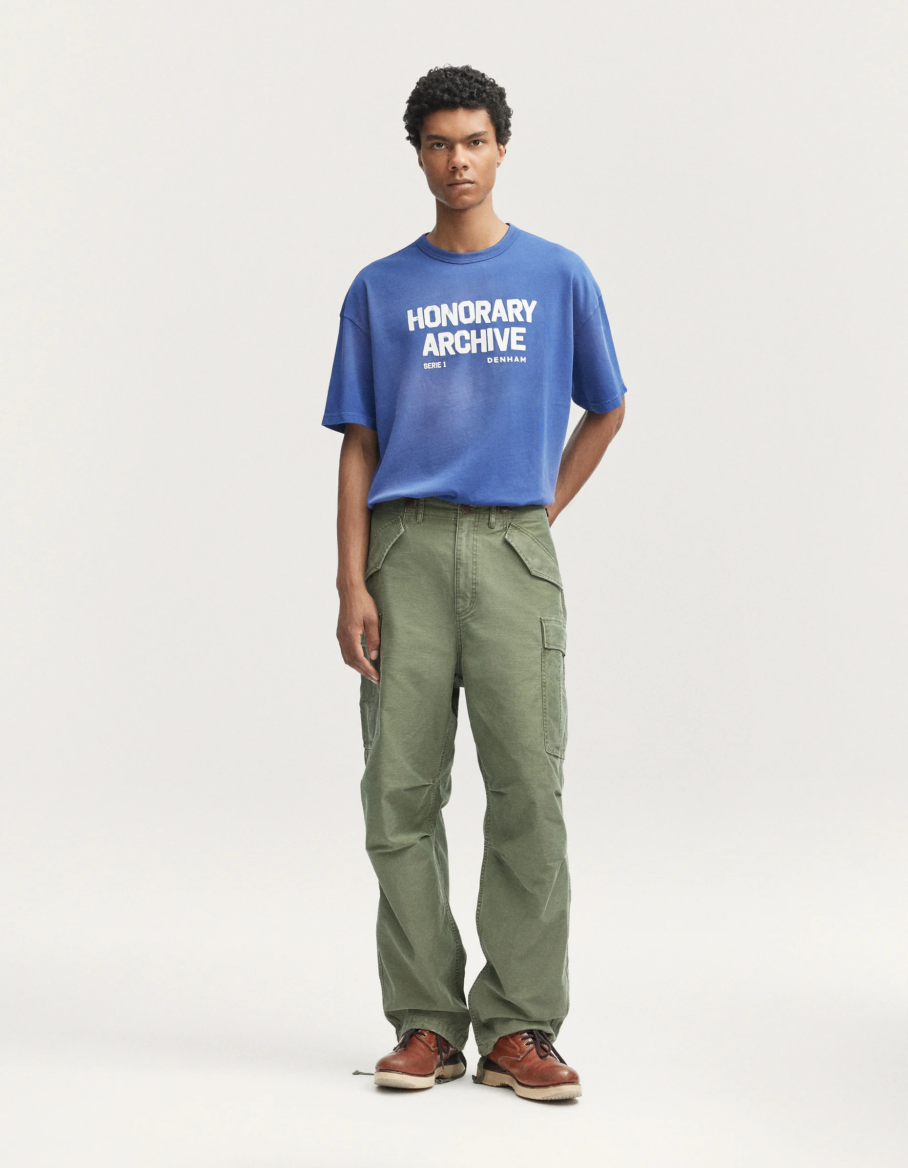 ARCHIVE CARGO PANT Heavy Satin