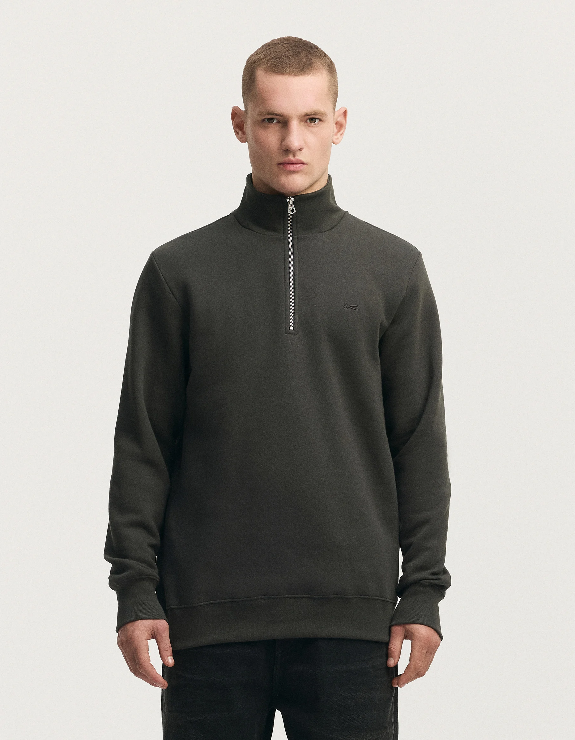 SCISSOR HALF-ZIP SWEATER Soft Sweat