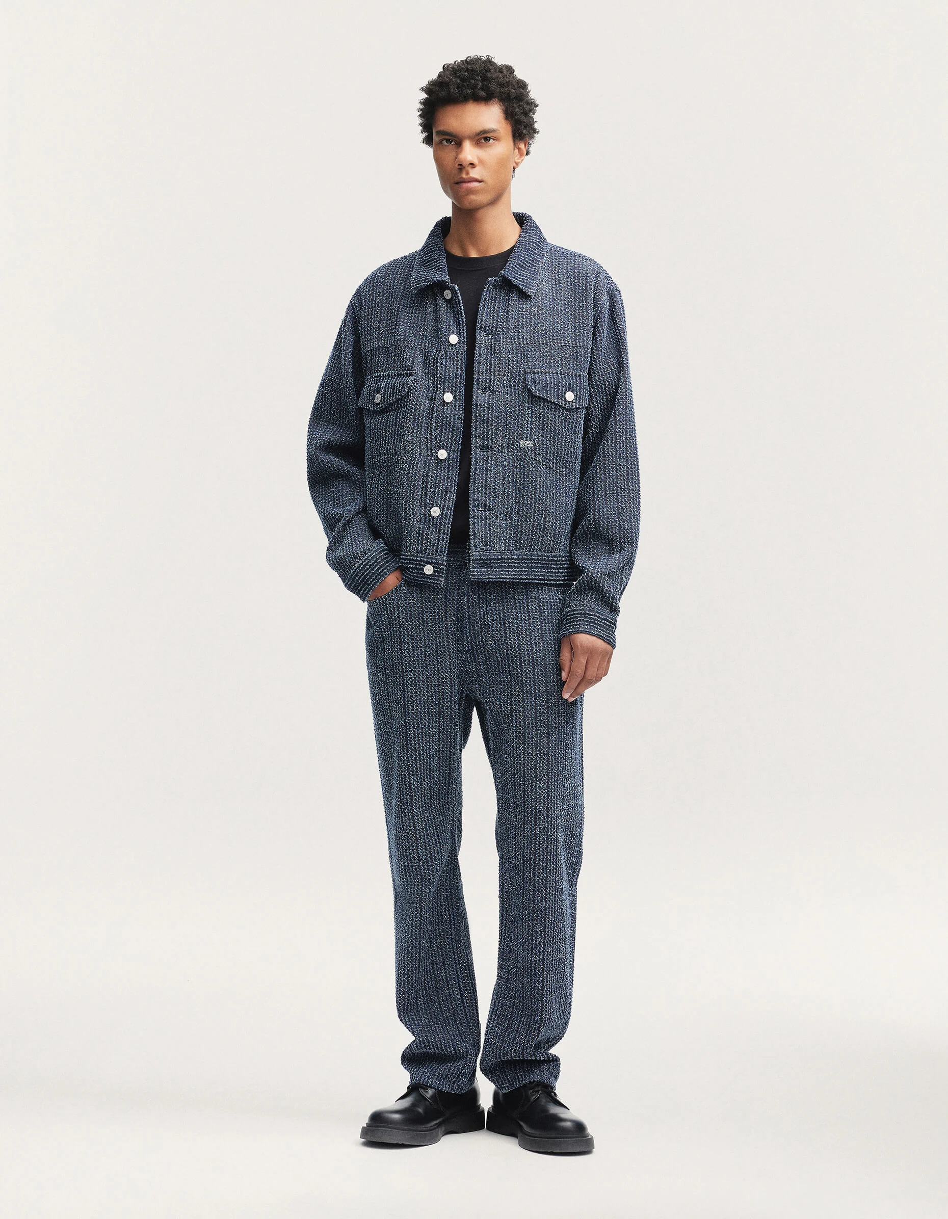 CHESTER JACKET Structured Bouclé Denim