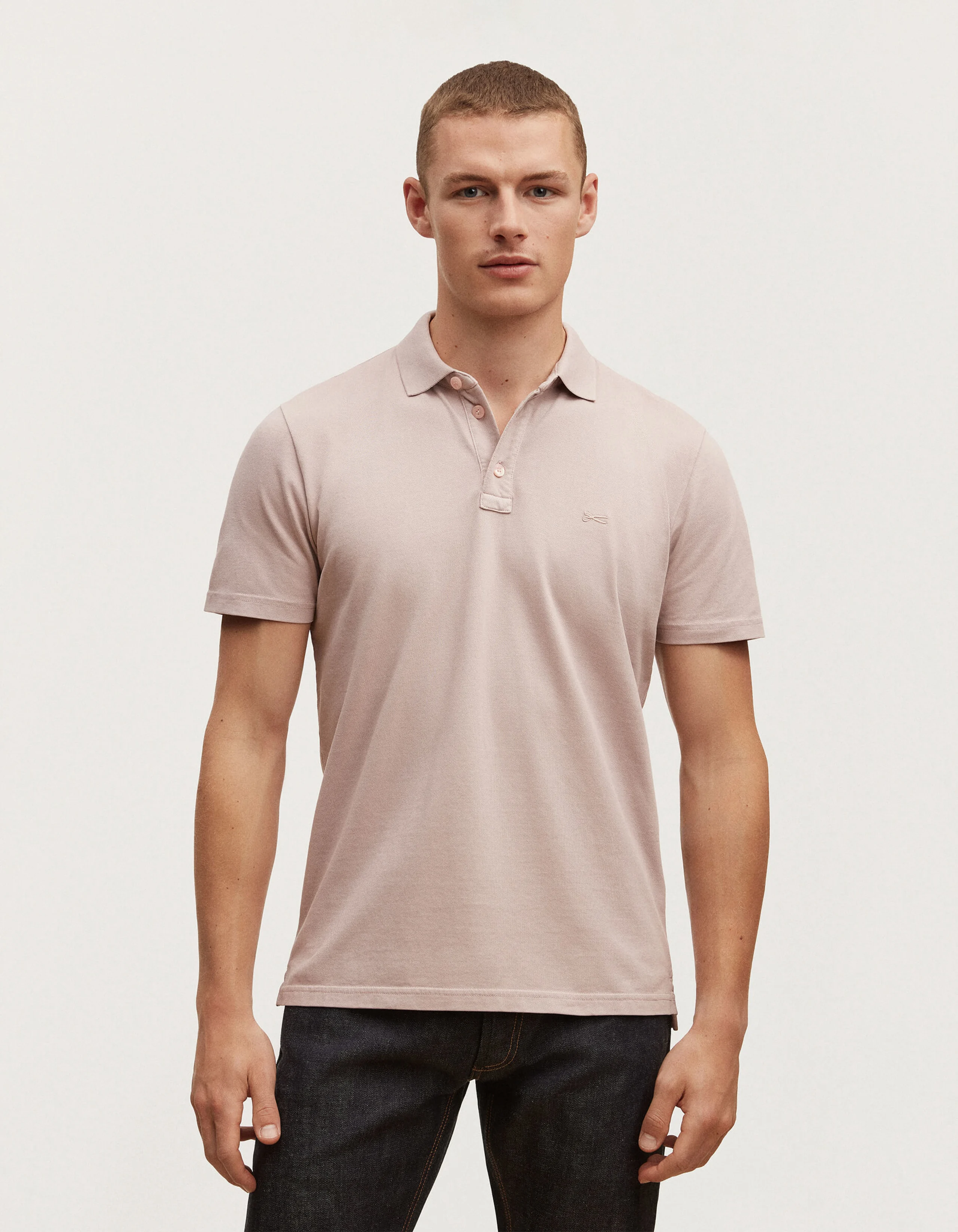 LUPO POLO Stretch Cotton Piqué