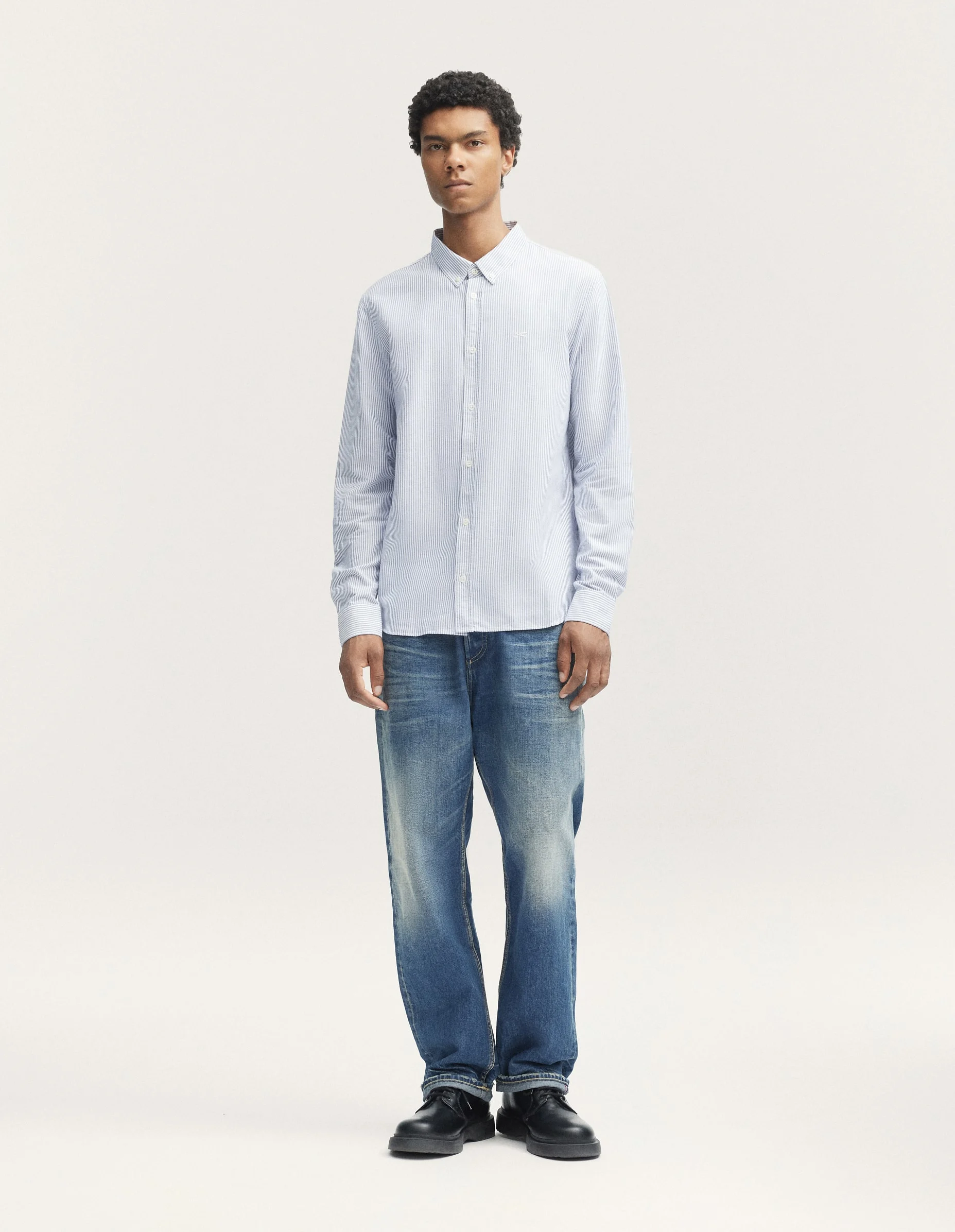 RICH SHIRT Pinpoint Oxford Cotton