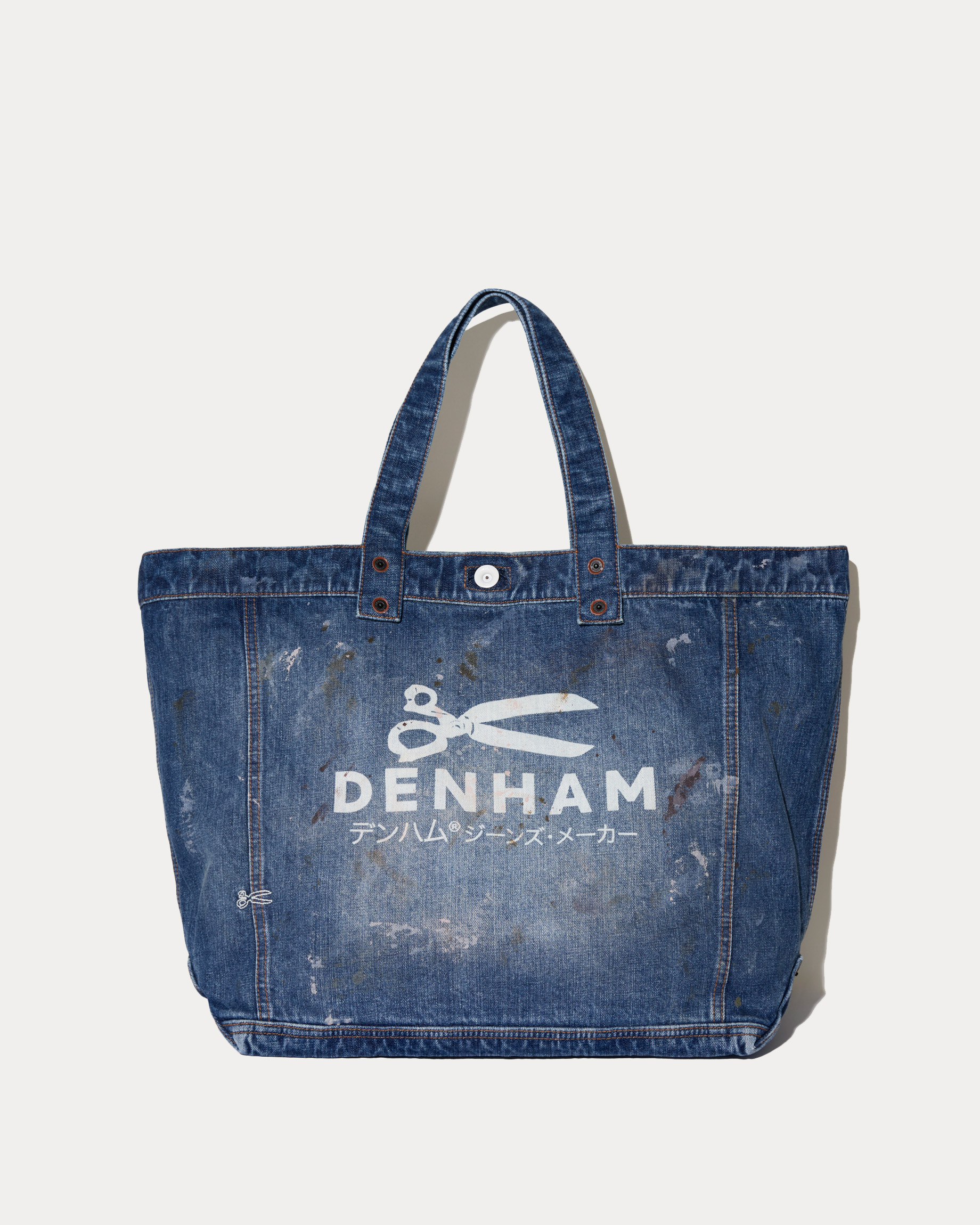 D07 DENIM TOTE WASHED - DENHAM