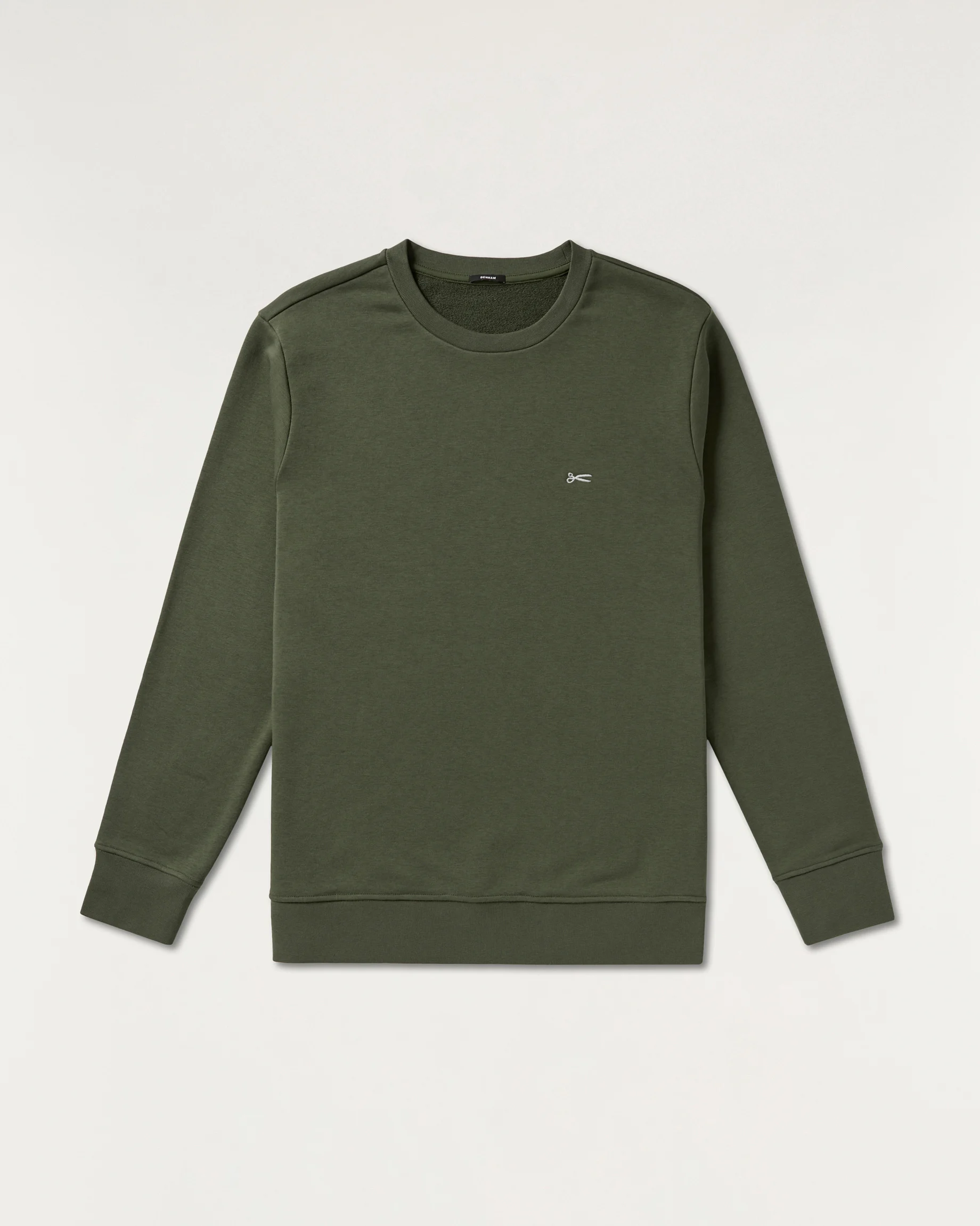 SCISSOR CREWNECK DEEP GREEN