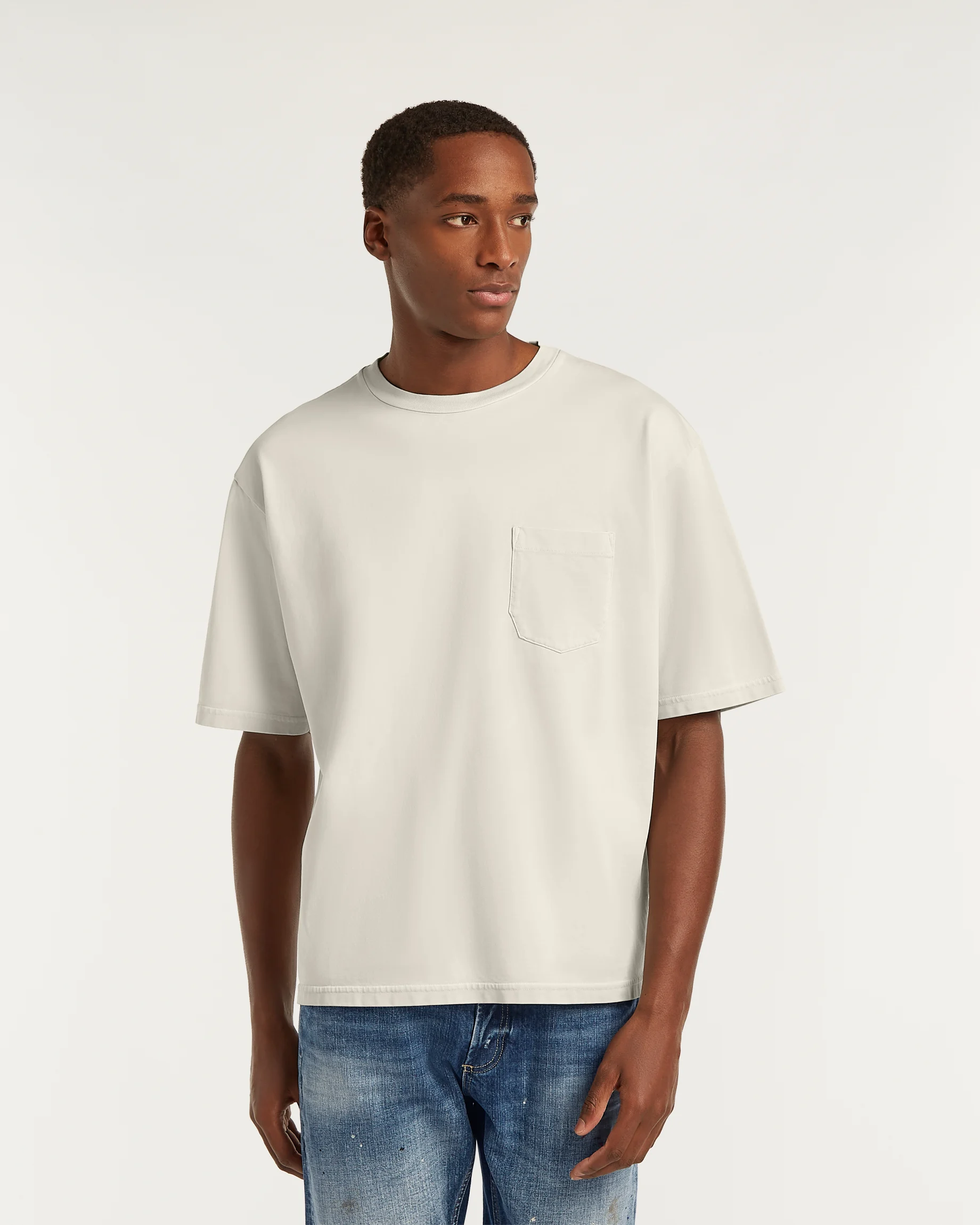 NOAH POCKET TEE Washed Jersey