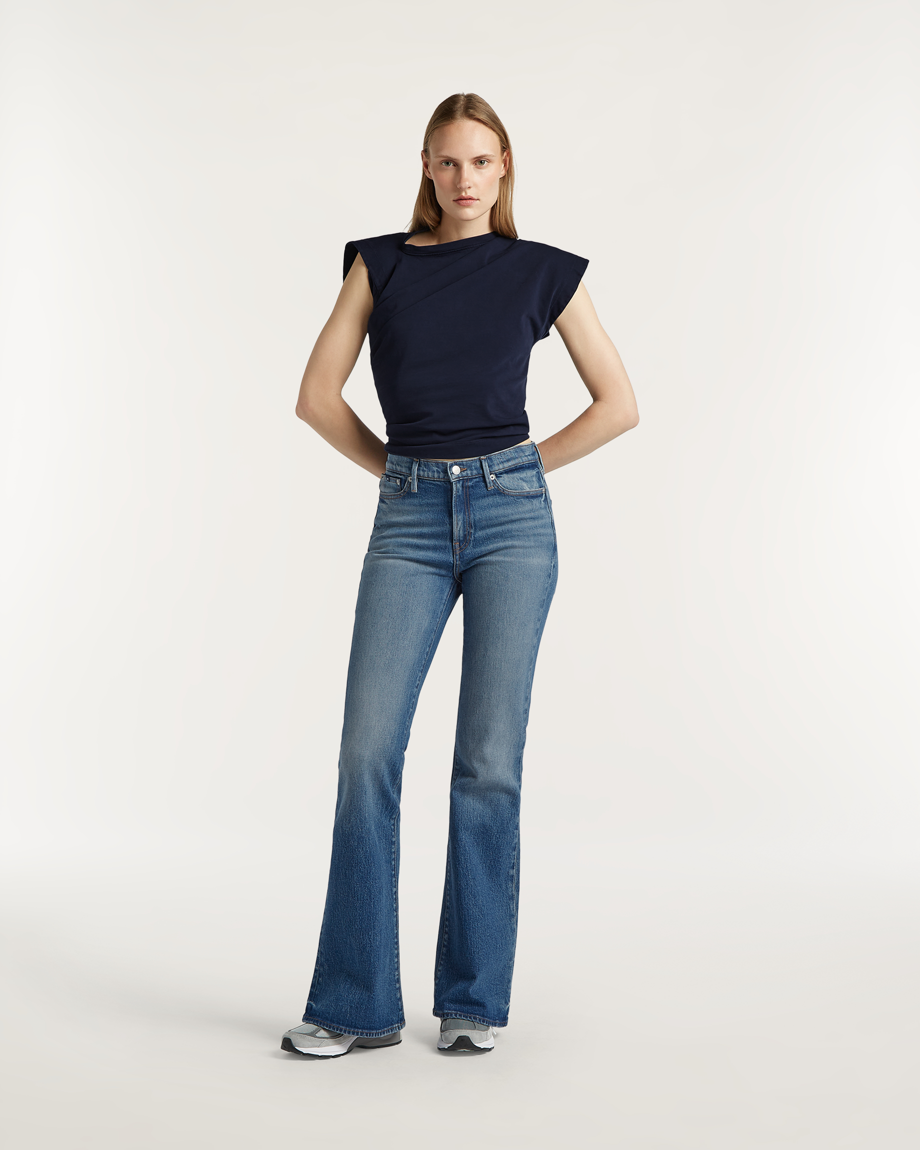 パンツ DENHAM JANE HIGH RISE FLARE FIT W23 Women Flare Fit jeans - DENHAM