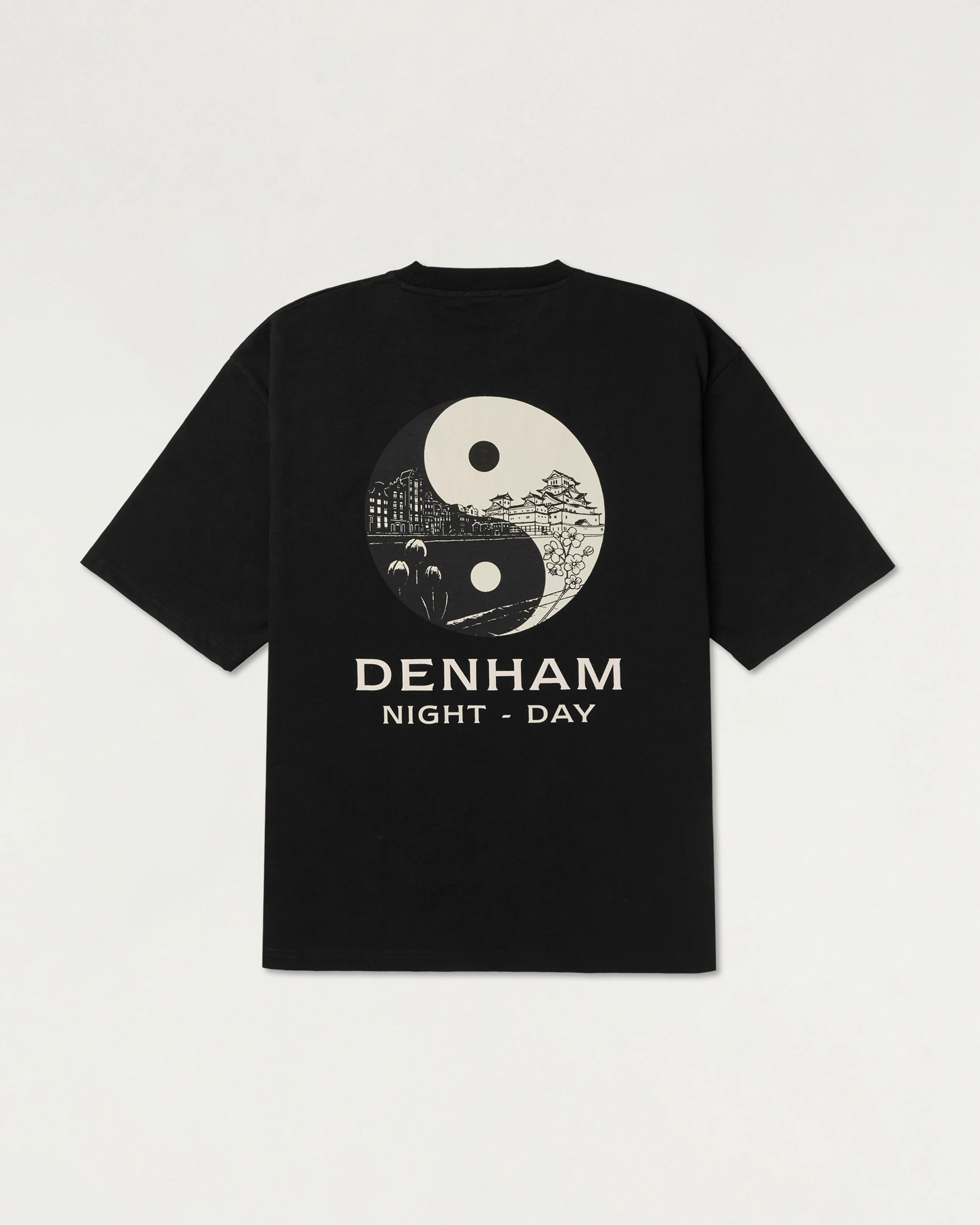 YIN YANG BW TEE BLACK