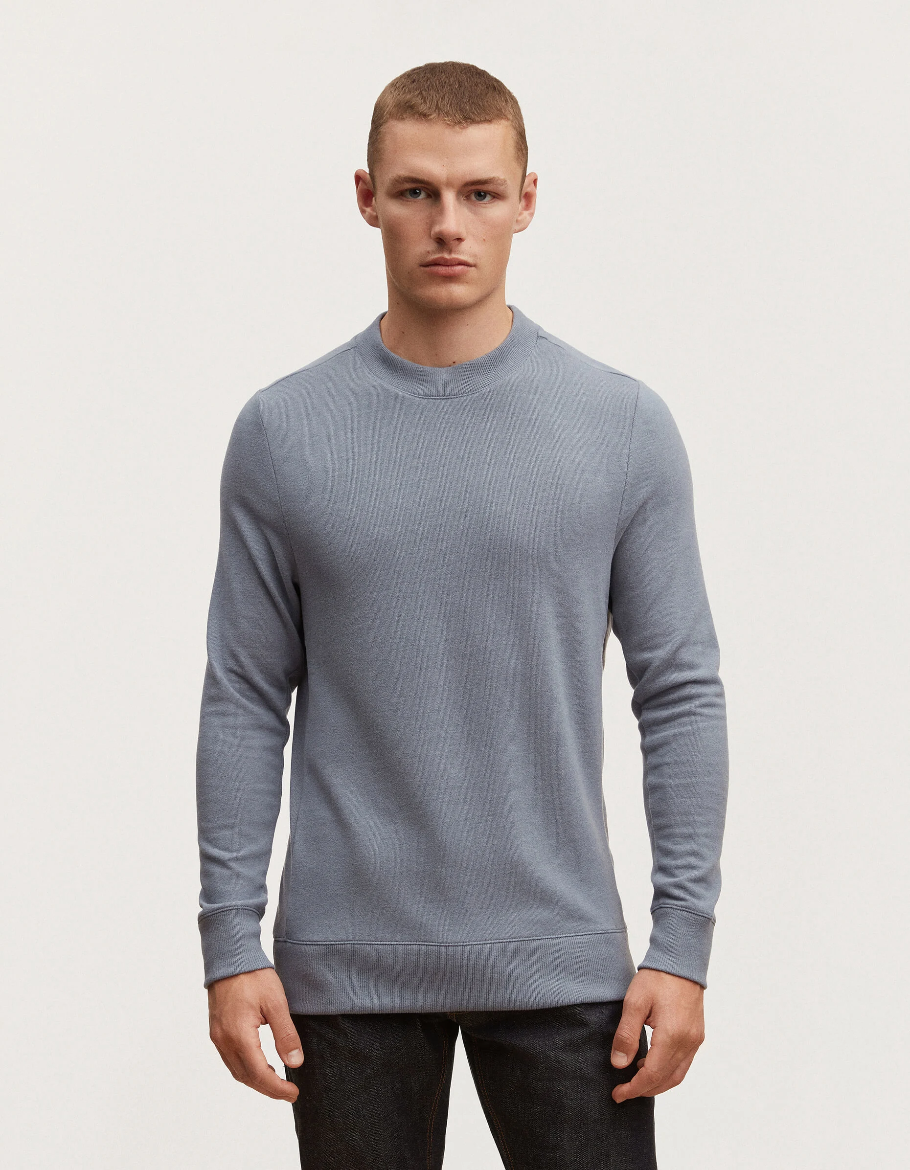 ROGER CREW NECK SWEATER Cotton Jersey
