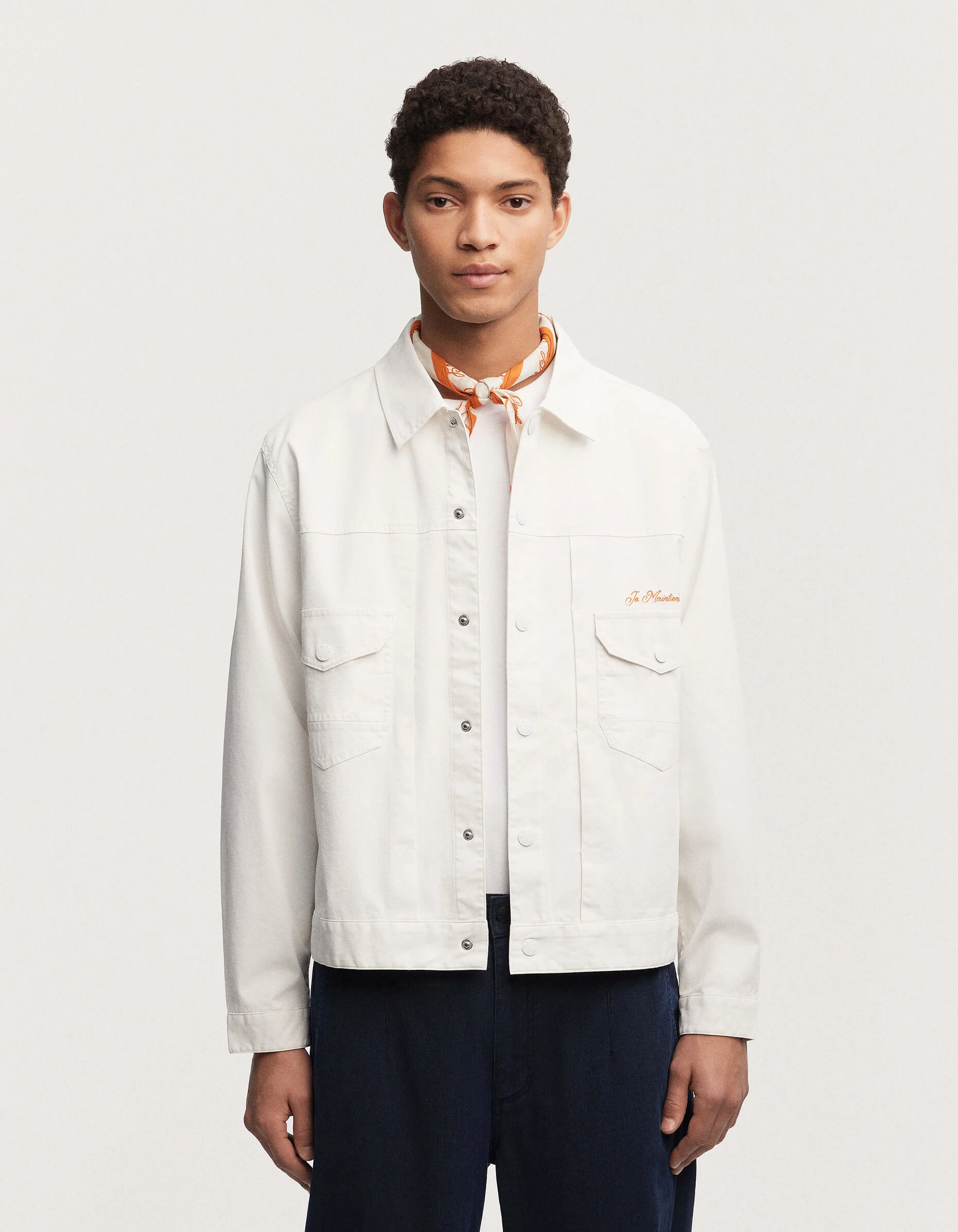 KINETIC DENIM JACKET White