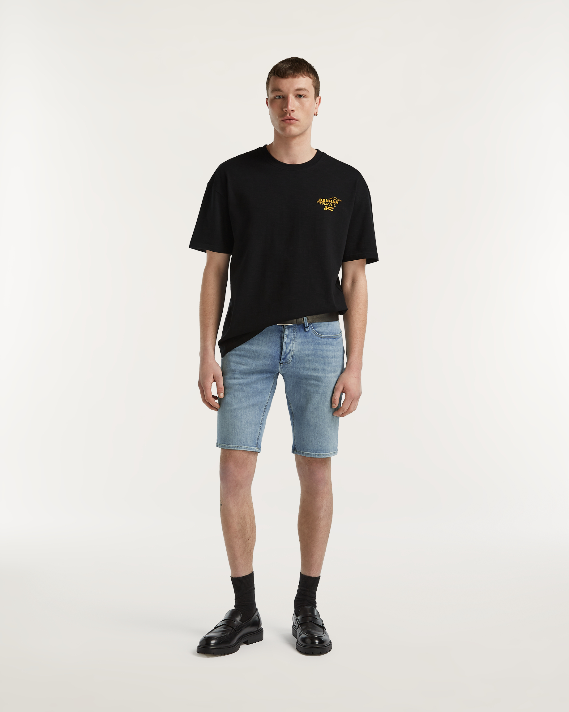 wind and sea × デンハム　ショートパンツ XL DENHAM × WIND AND SEA DENIM SHORTS XL