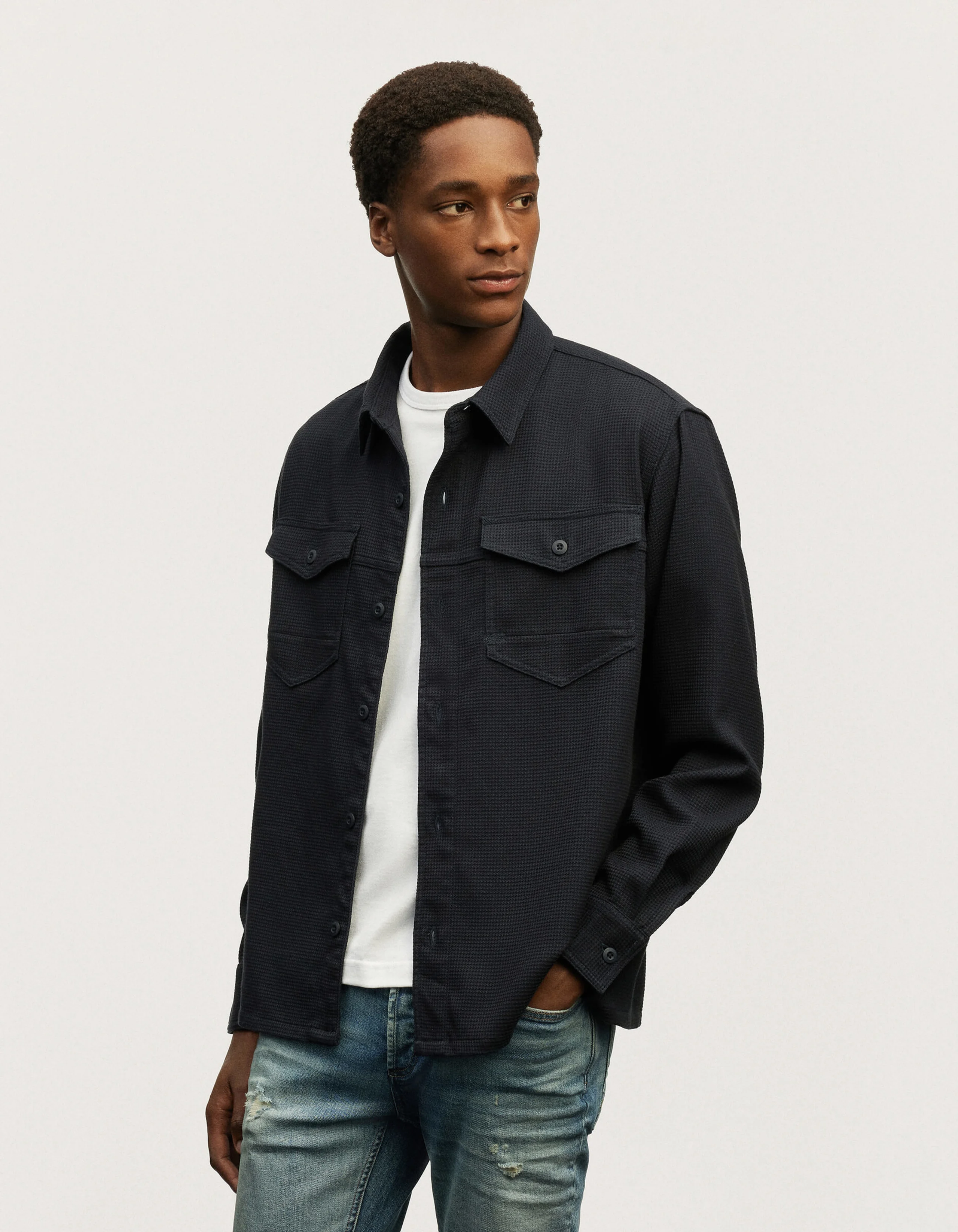 TOKYO BOX OVERSHIRT Structured Check