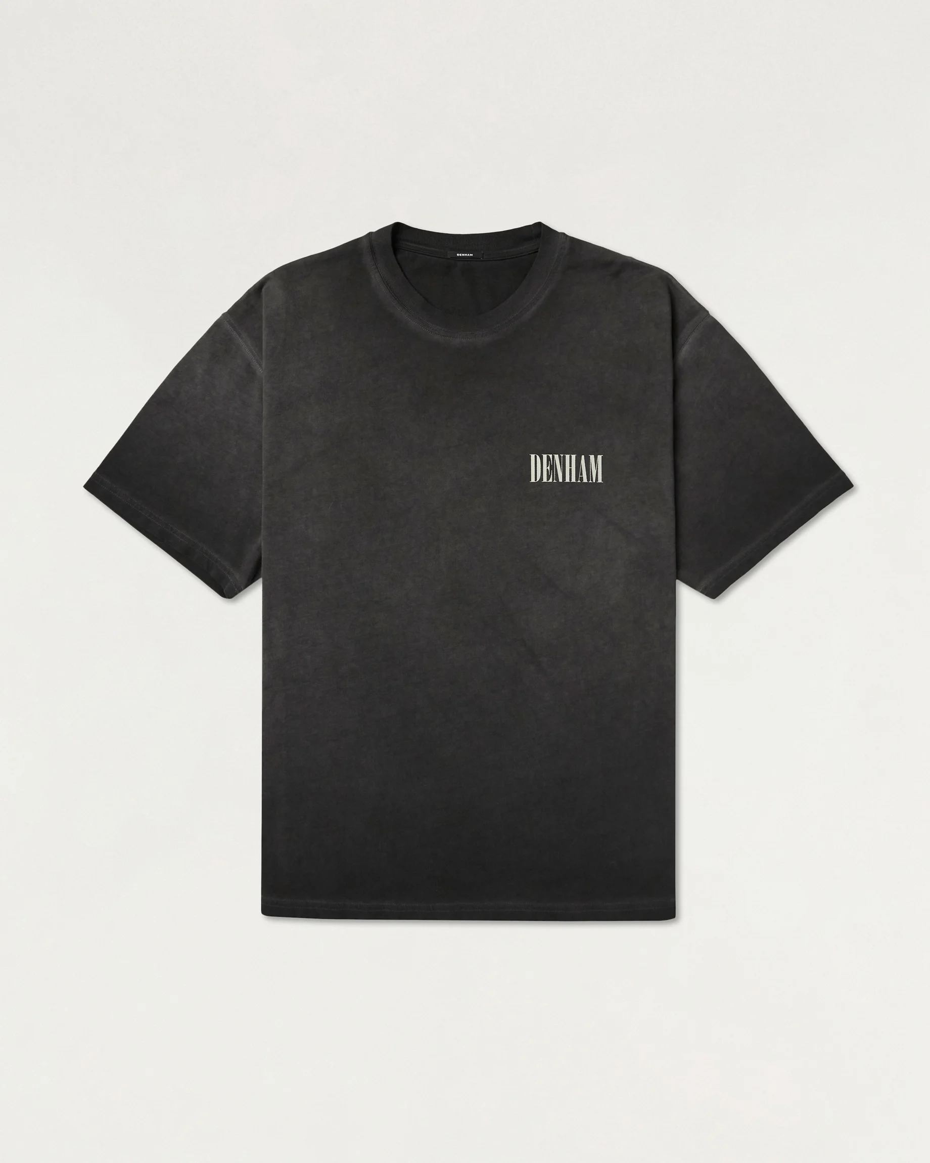 DENHAM FLARE TEE BLACK