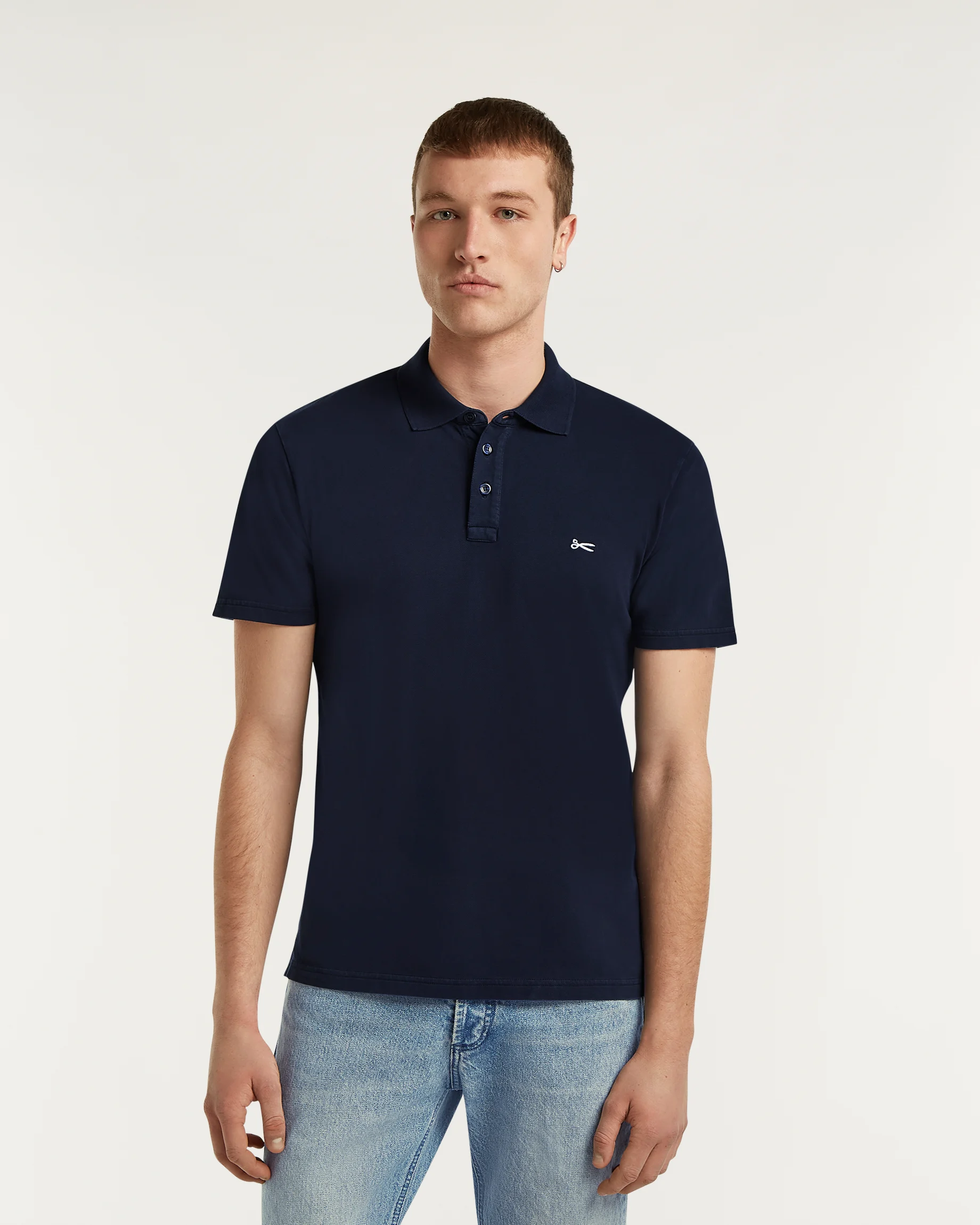 LUPO POLO Stretch Cotton Piqué