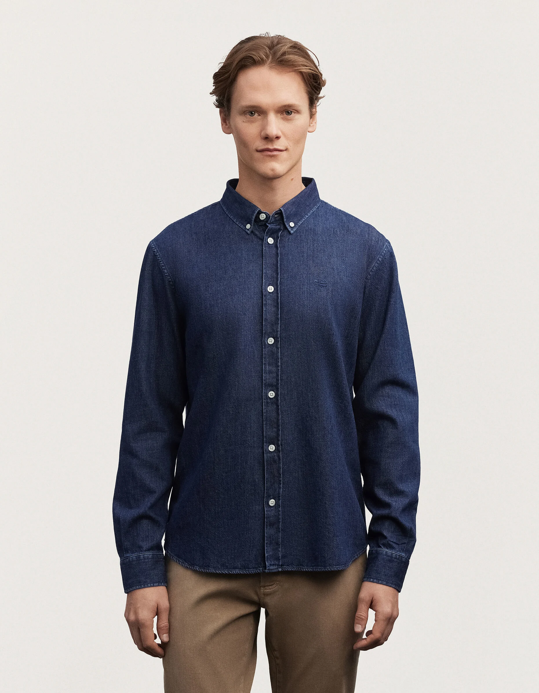 RICH DENIM SHIRT Rinsed Indigo