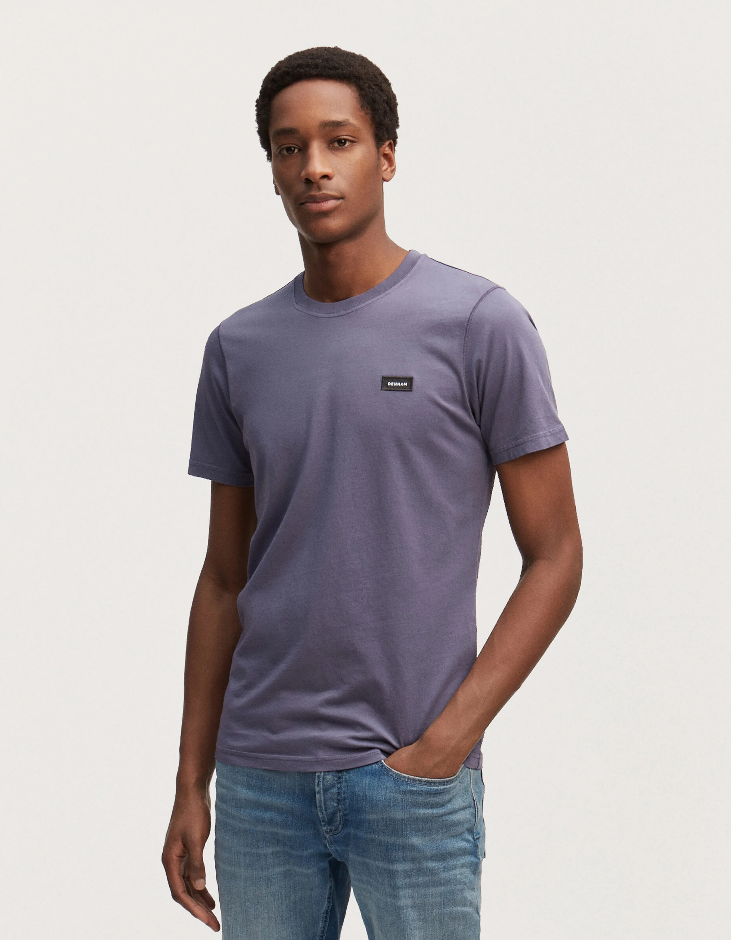 DENHAM SLIM TEE Model Jersey