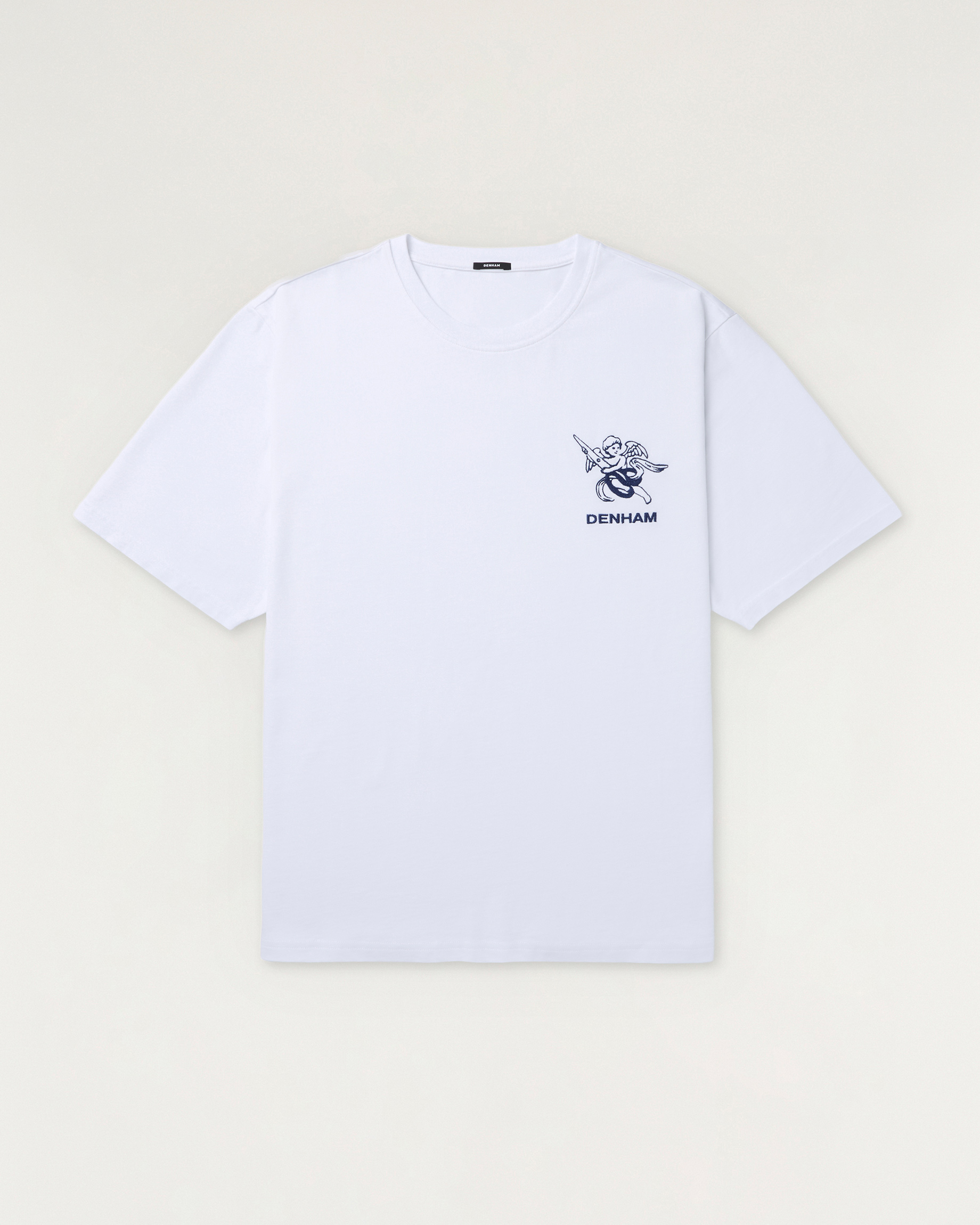 ◆DENHAM◆ AMALFI TEE ヘビーコアジャージ Tシャツ ブラック AMALFI TEE Heavy Core Jersey - DENHAM
