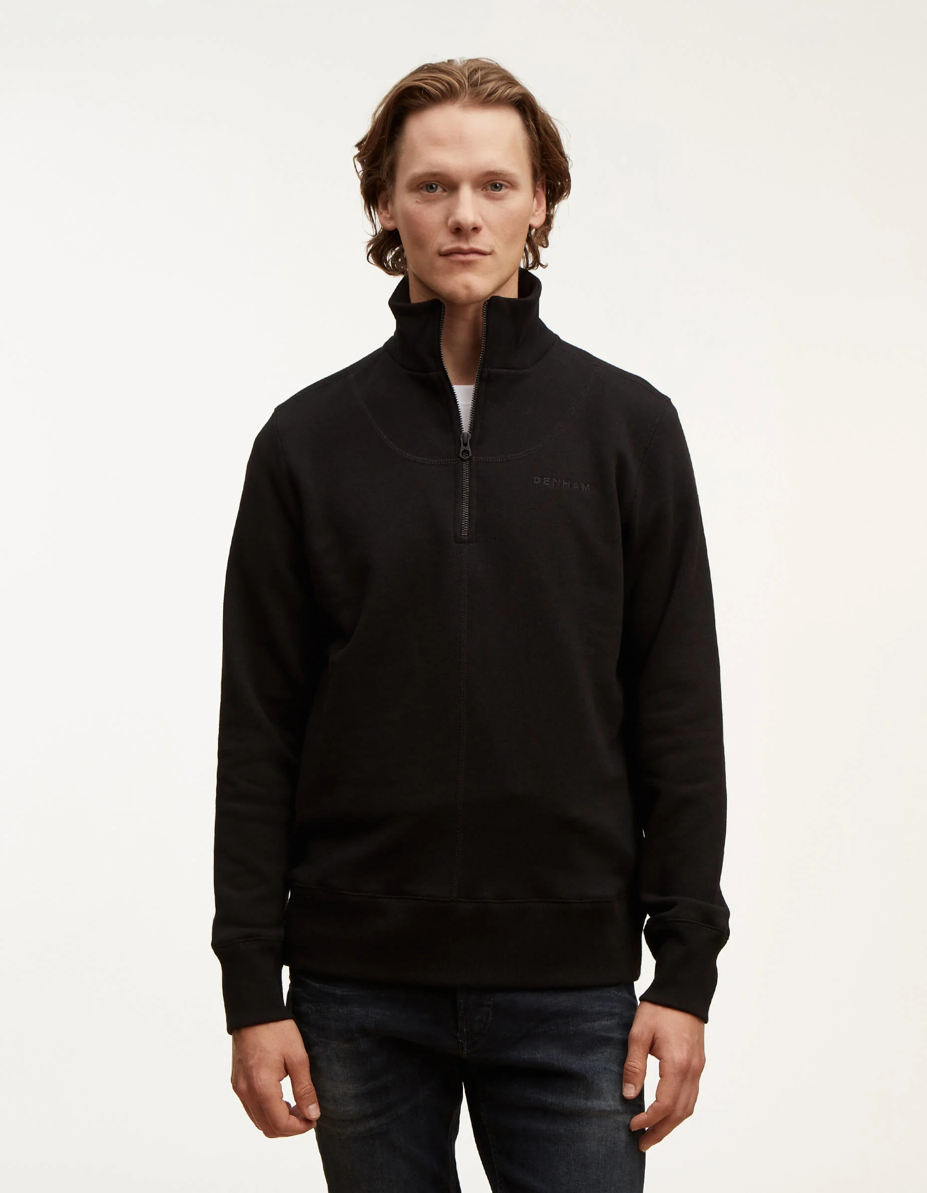 PELHAM ZIP SWEATER Soft Cotton Blend