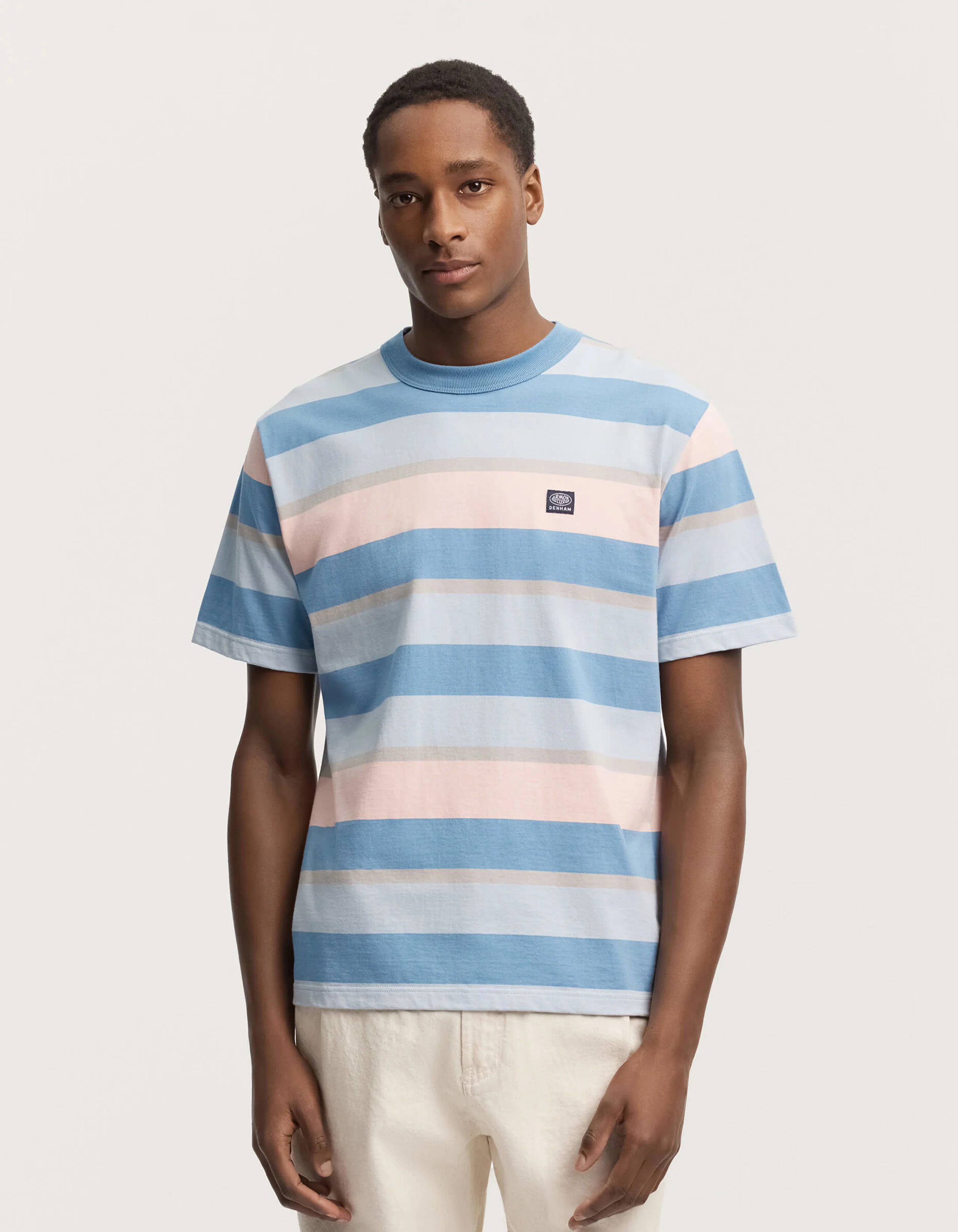 DXAL OUST TEE Stripe Cotton