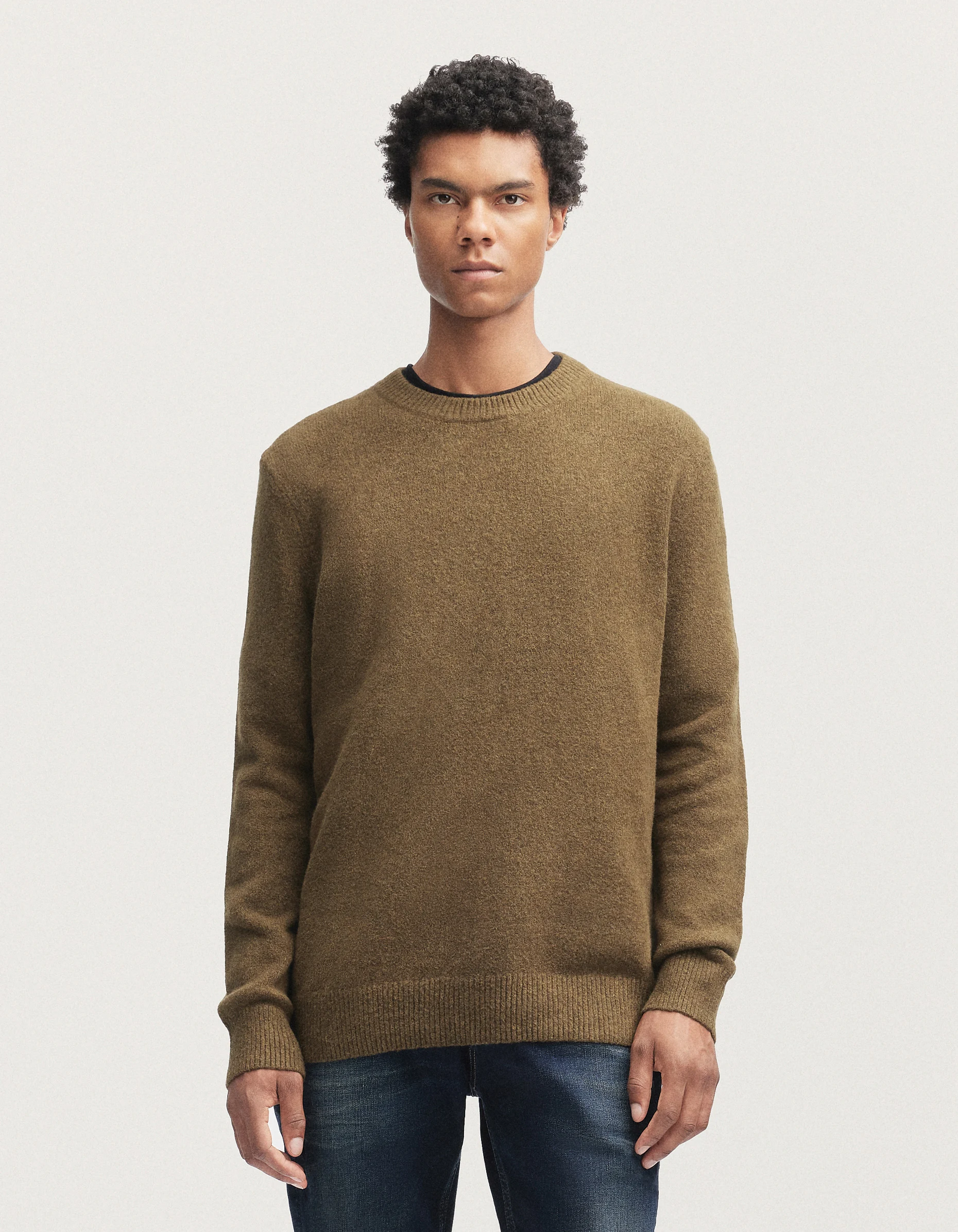 DENHAM CREW KNIT Heavy Cosy Cotton