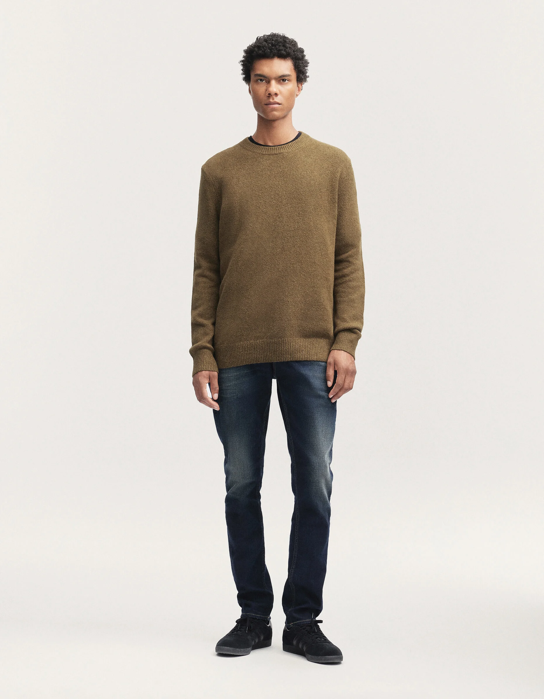 DENHAM CREW KNIT Heavy Cosy Cotton