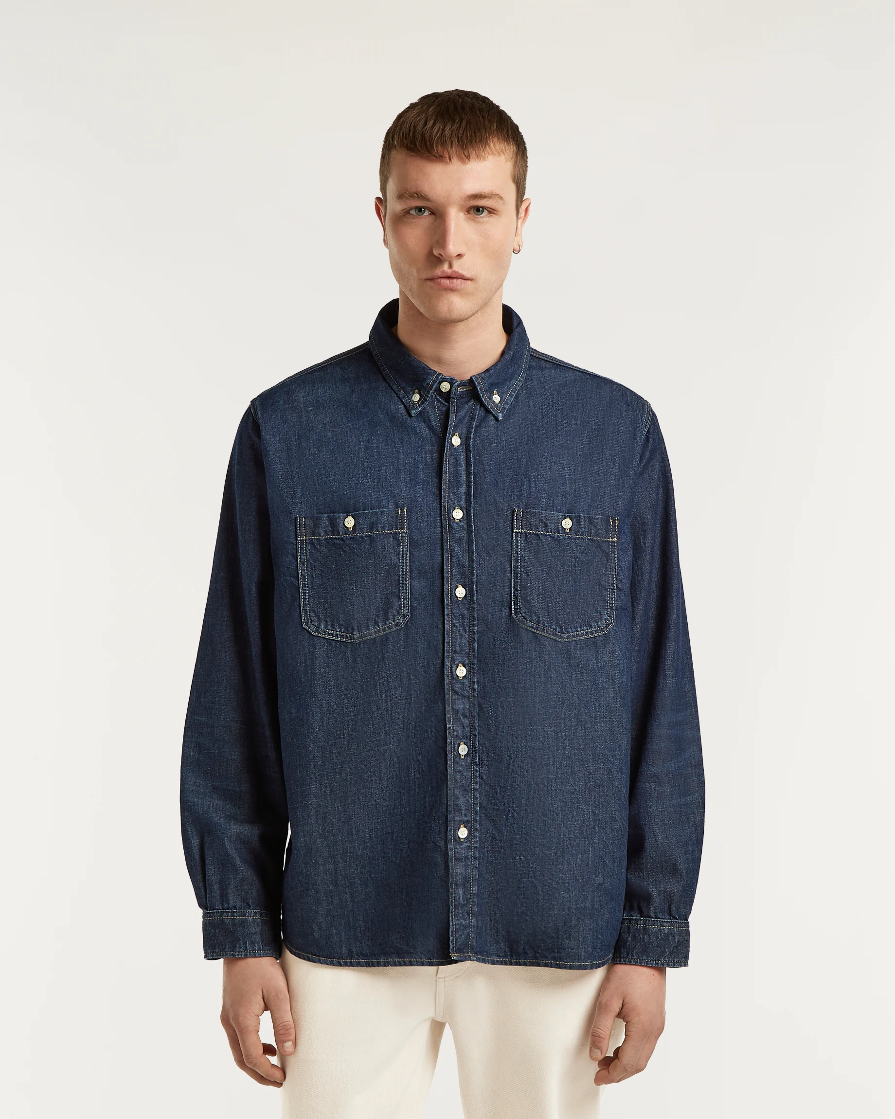 BEN SHIRT Vintage Dark Rinse