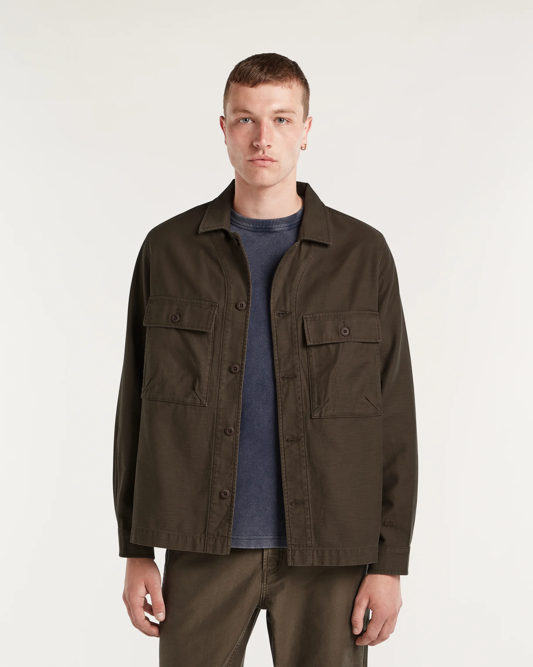 CARLO OVERSHIRT WREN BROWN