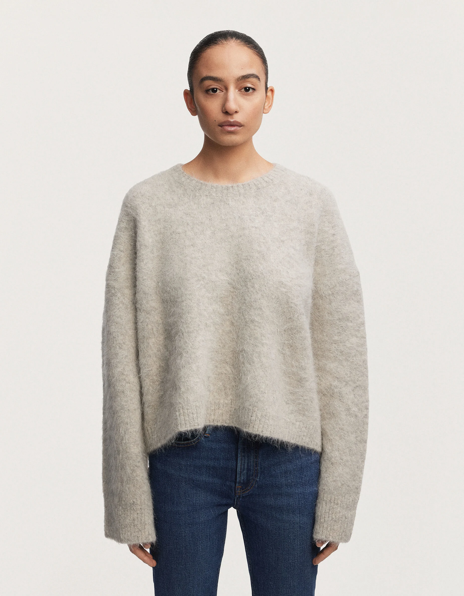 MIKIE SWEATER Alpaca Hairy Knit