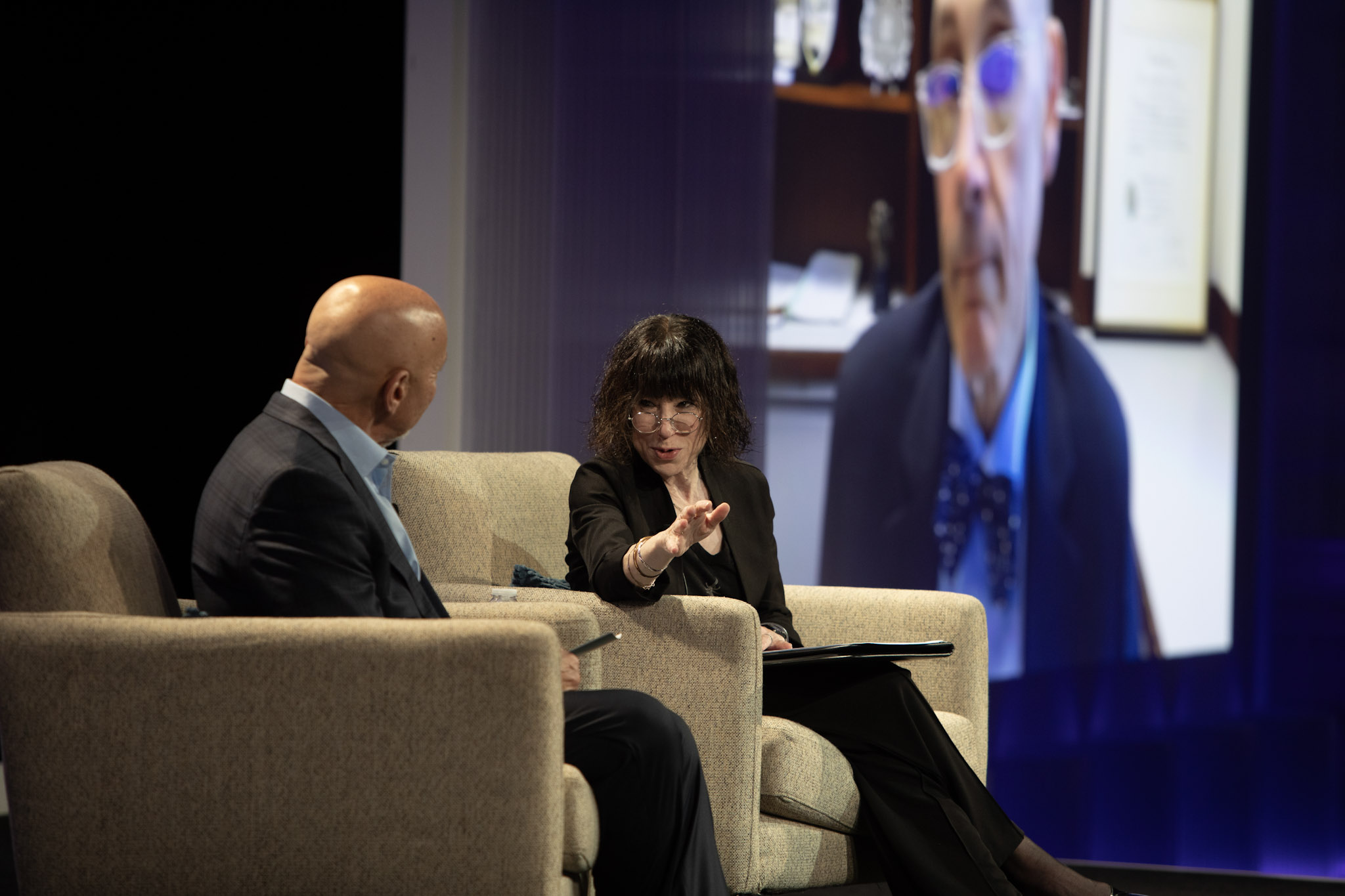 Dr. Grossman speaking on panel with Judge Grimm at Everlaw Summit