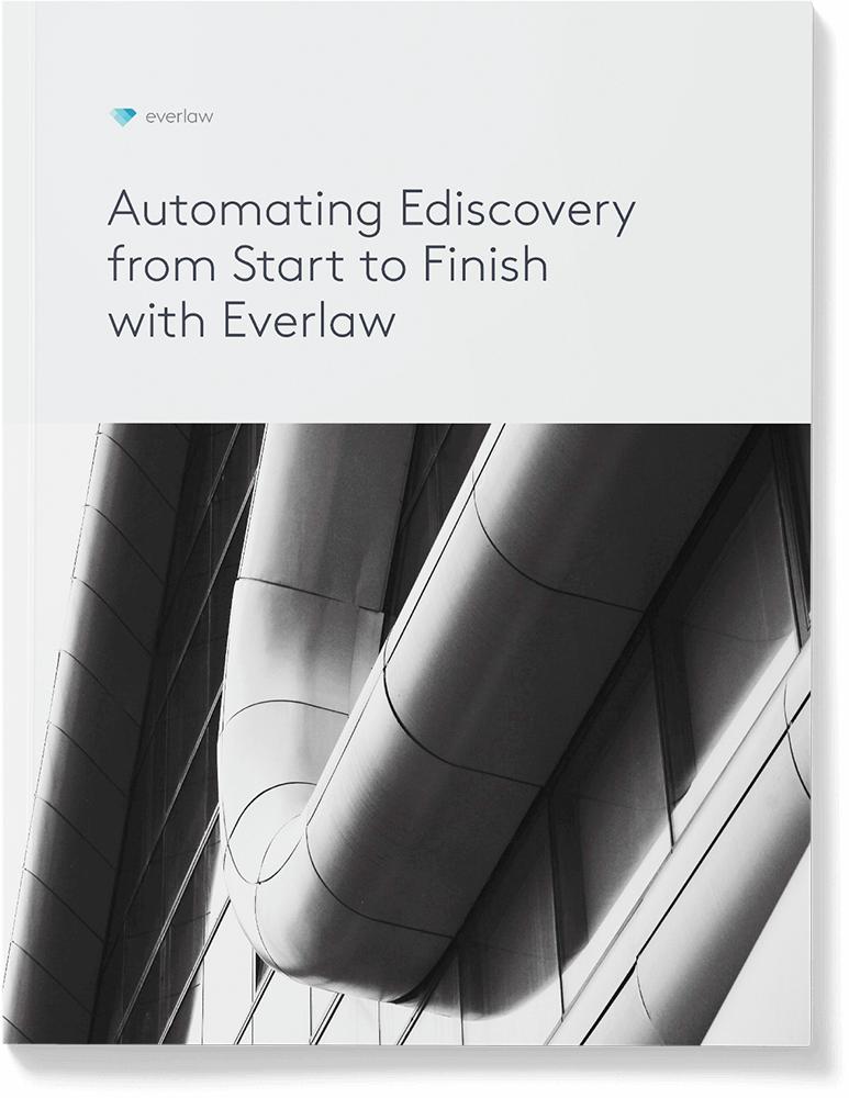 WP rightsized Automating Ediscovery from Start to Finish with Everlaw cover
