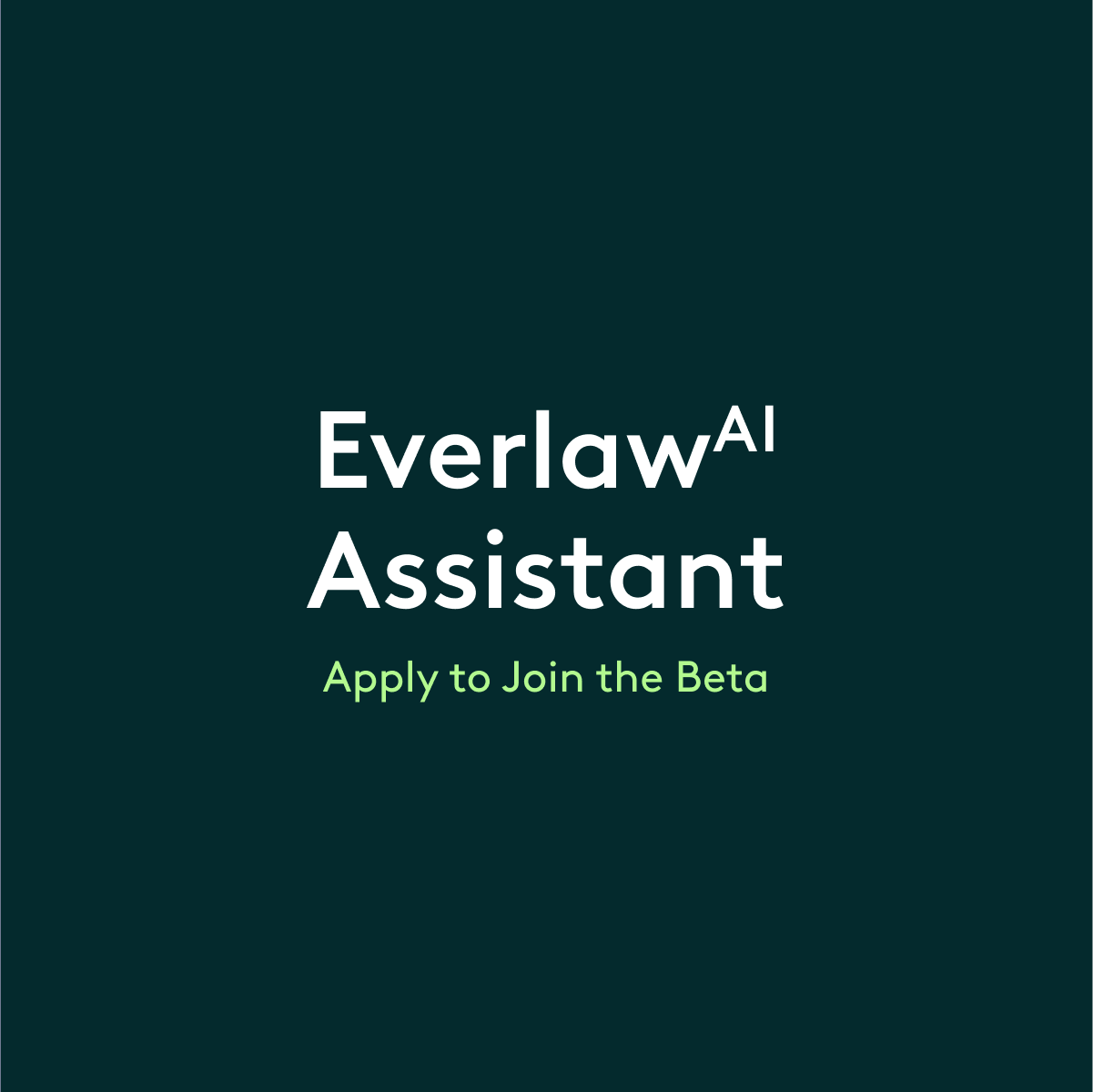 Everlaw AI Assistant - Apply For The Beta Today | Cloud-Native ...