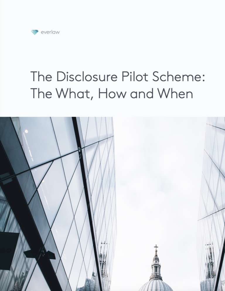 The Disclosure Pilot Scheme: The What, How and When