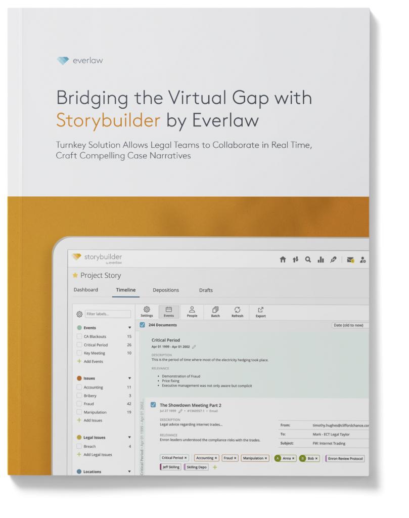 Bridging the Virtual Gap with Storybuilder by Everlaw