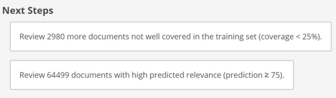 predictive coding next steps