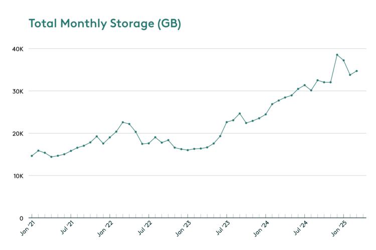 Benesch Anon Total Monthly Storage