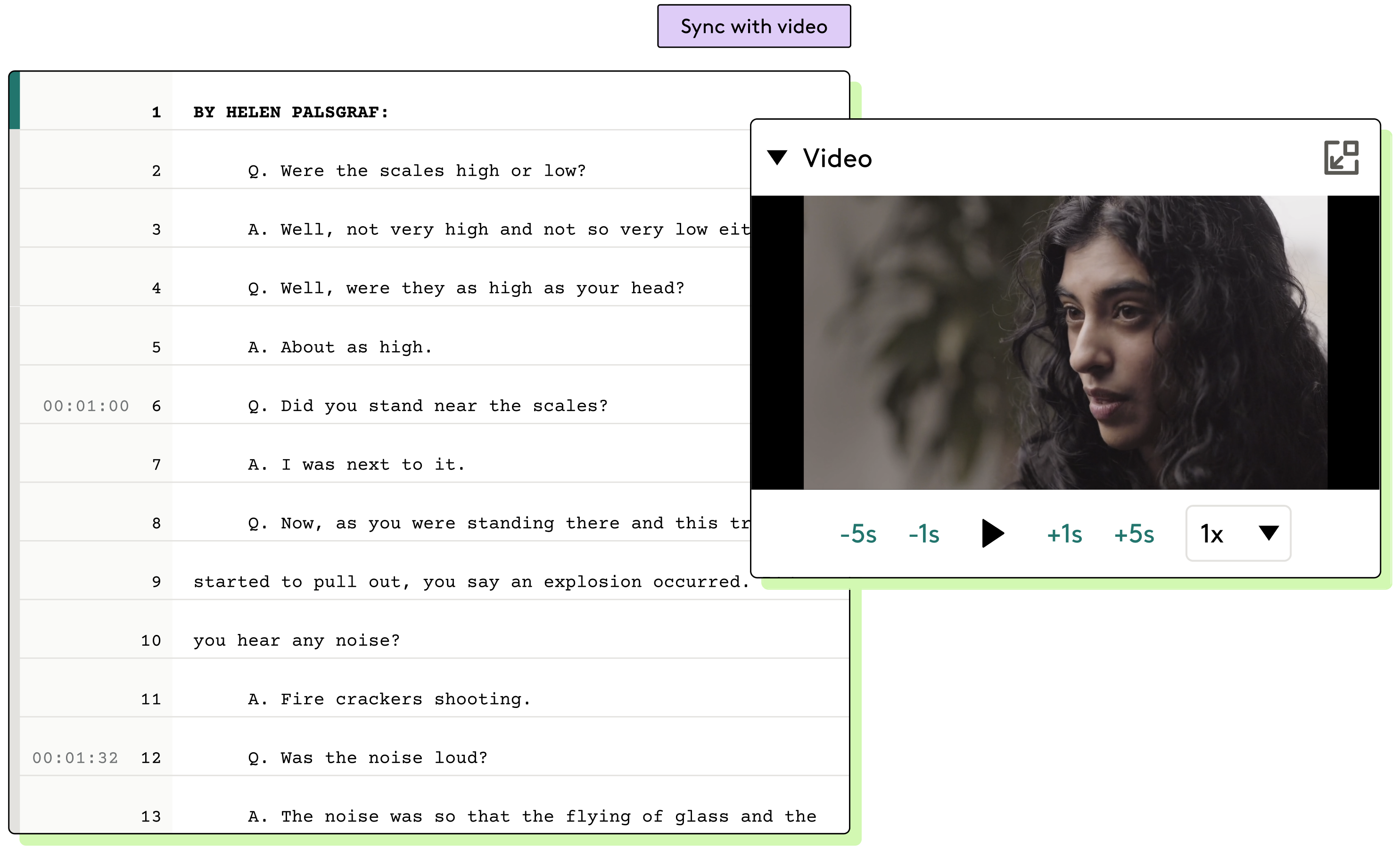 product-illustration-video-depos-transcript-drop-shadow-mint