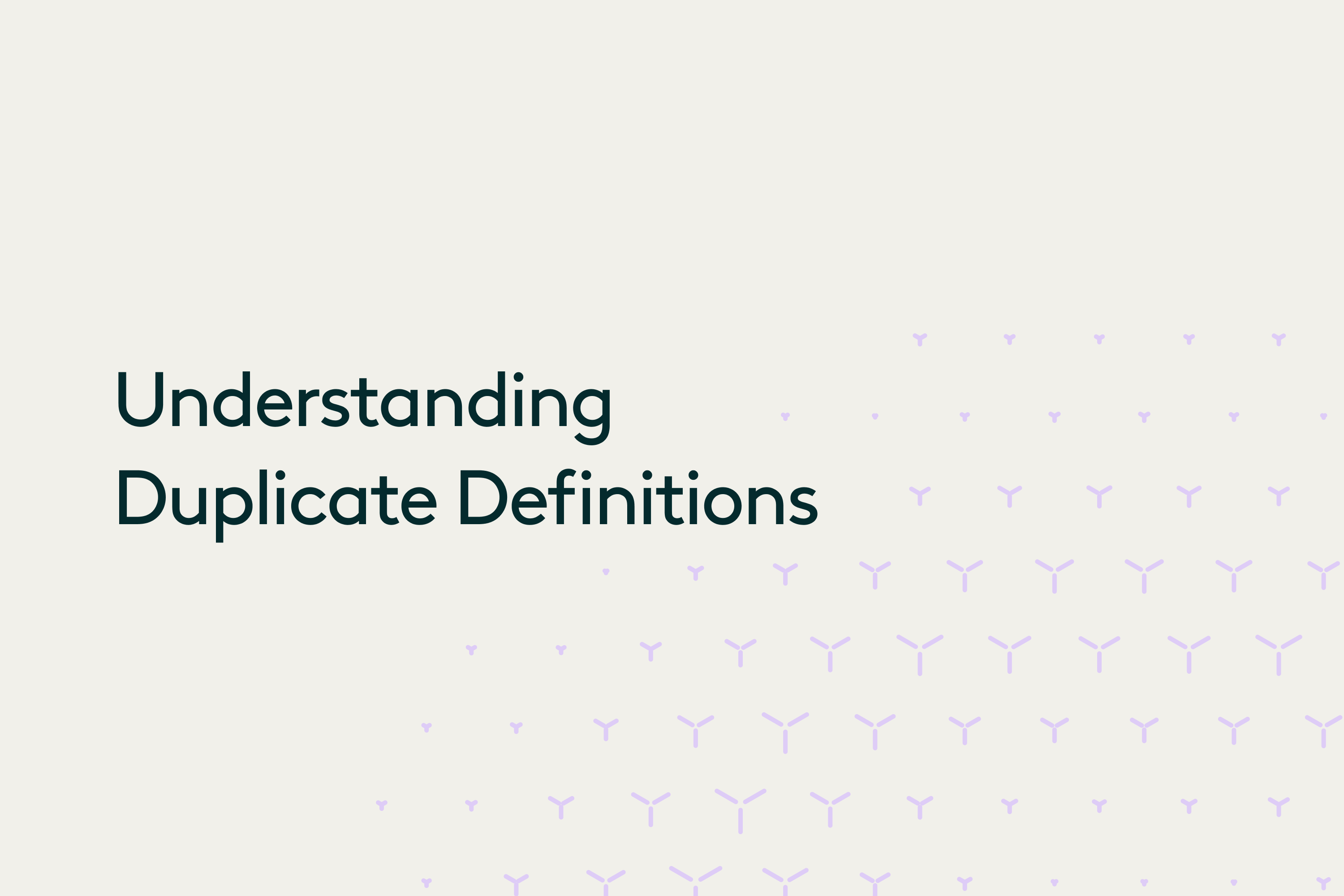 Understanding Duplicate Definitions-1