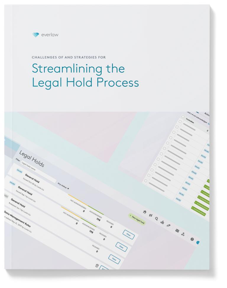 WP - Streamlining The Legal Holds Process - Cover